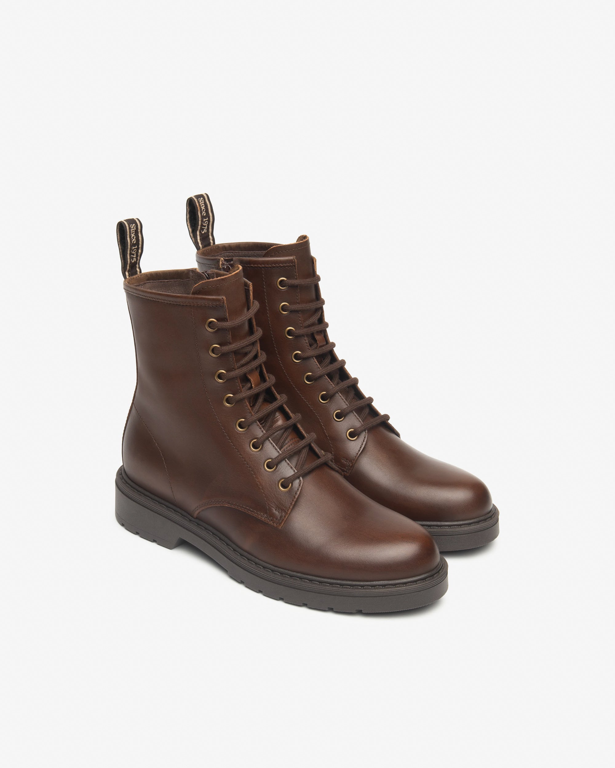 Nero Giardini Combat Boots Bottines Femme Cuir