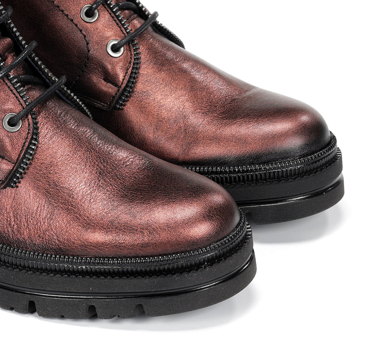 Dorking Cosmo D9390 bottine femme rouge cuir track