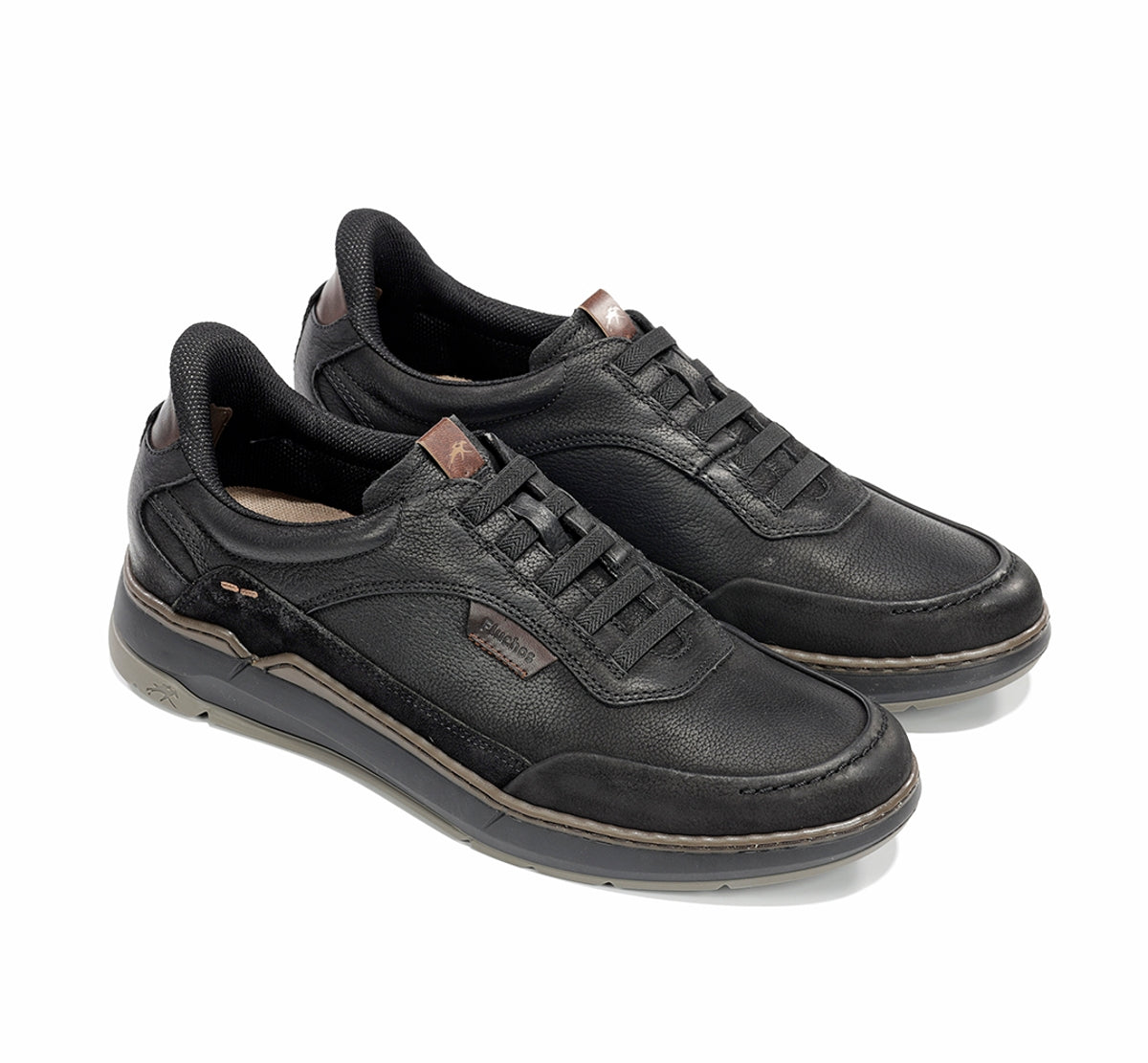 Fluchos Jeff F2511 basket noire homme à lacets