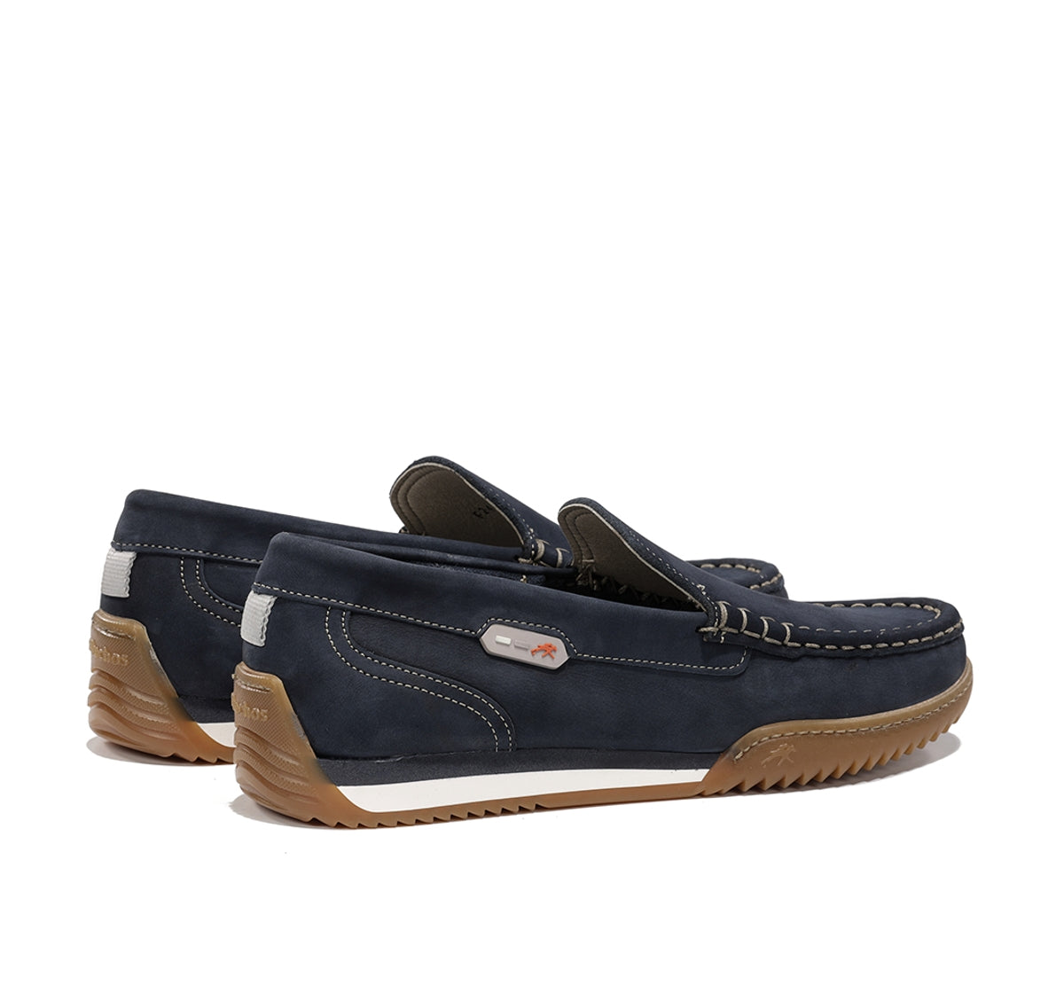 Fluchos Bruno F2432 mocassins bleus cuir homme