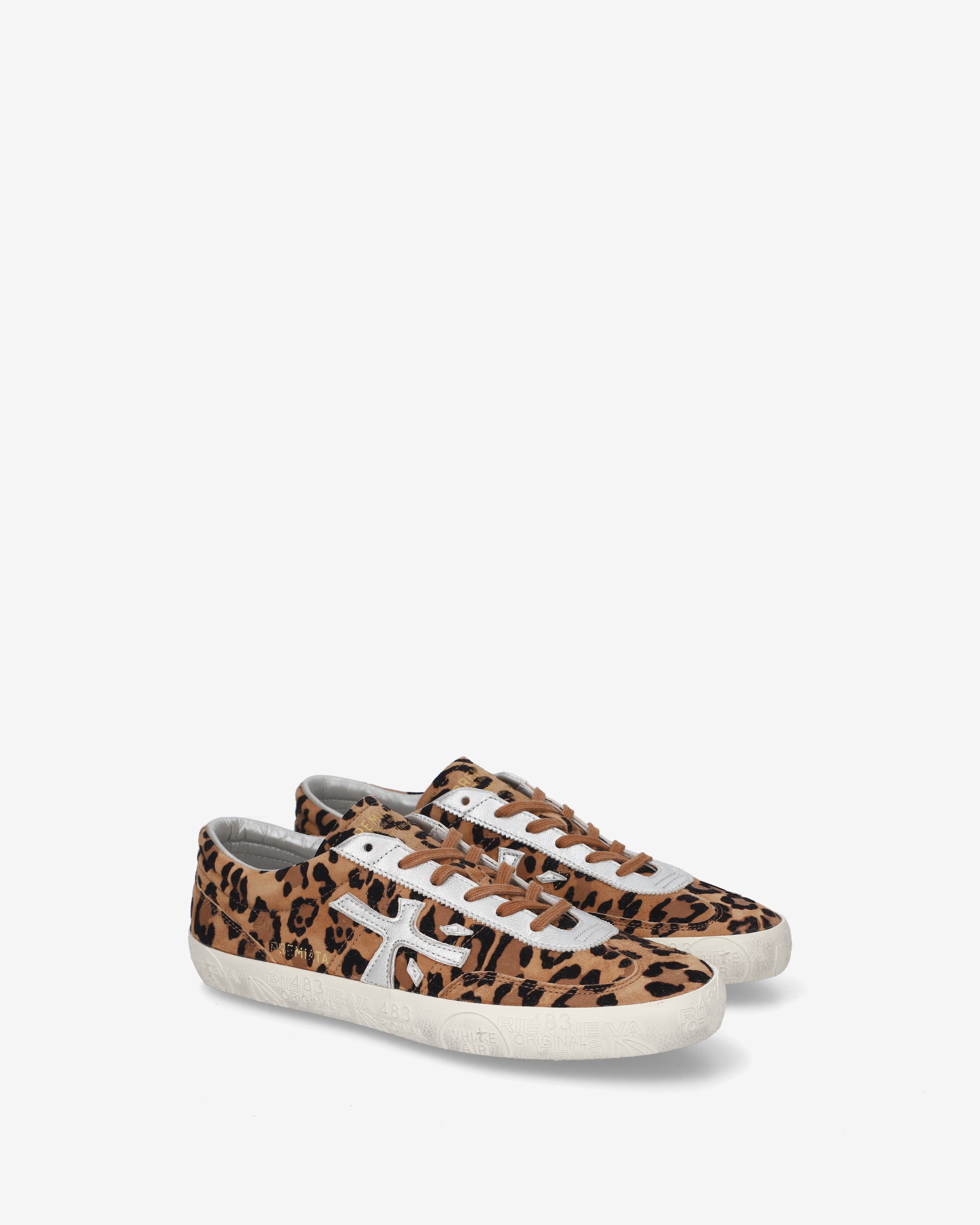 Premiata Davidd 8604 baskets beige animal