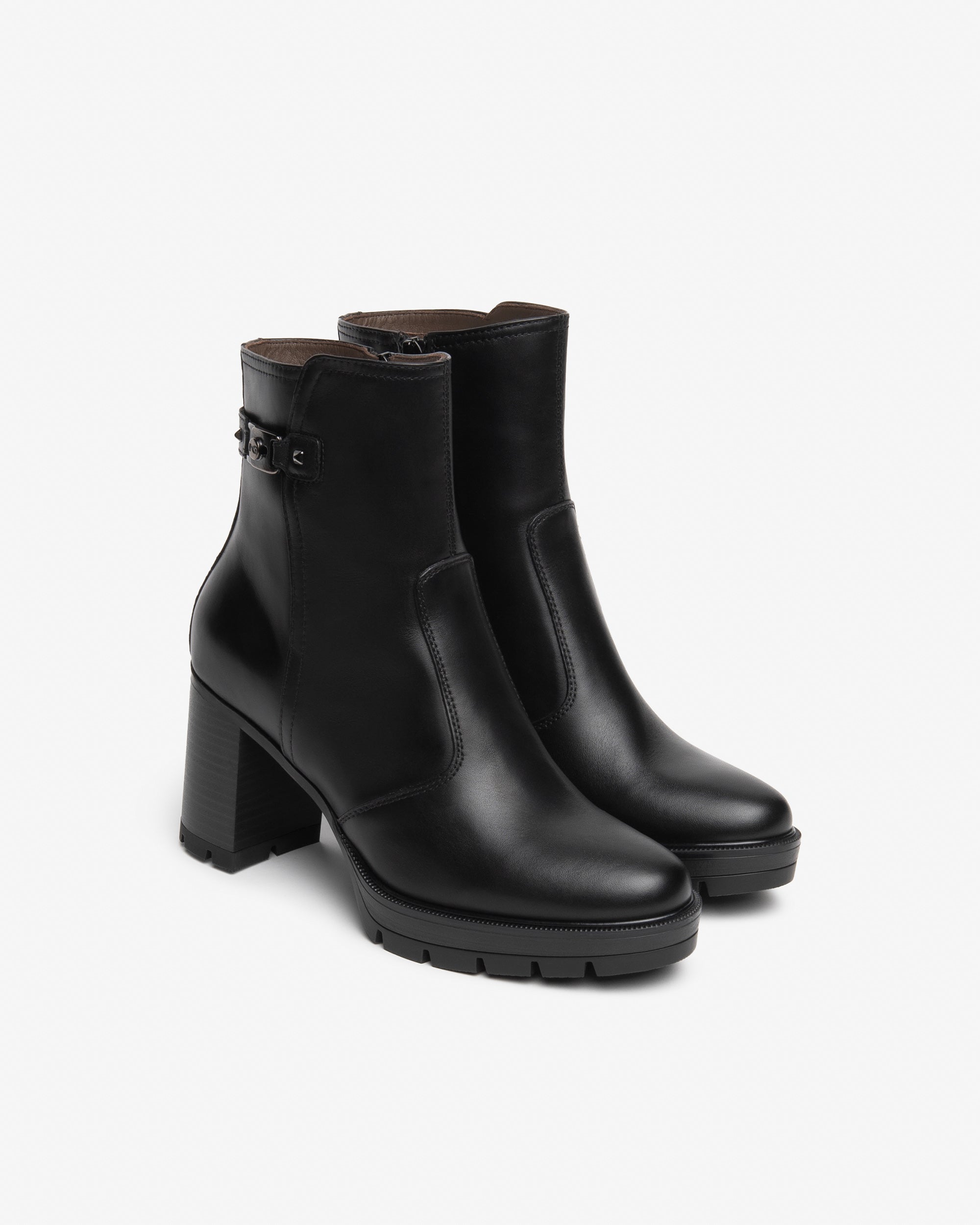 Nero Giardini Ankle Booties bottines cuir talon 38
