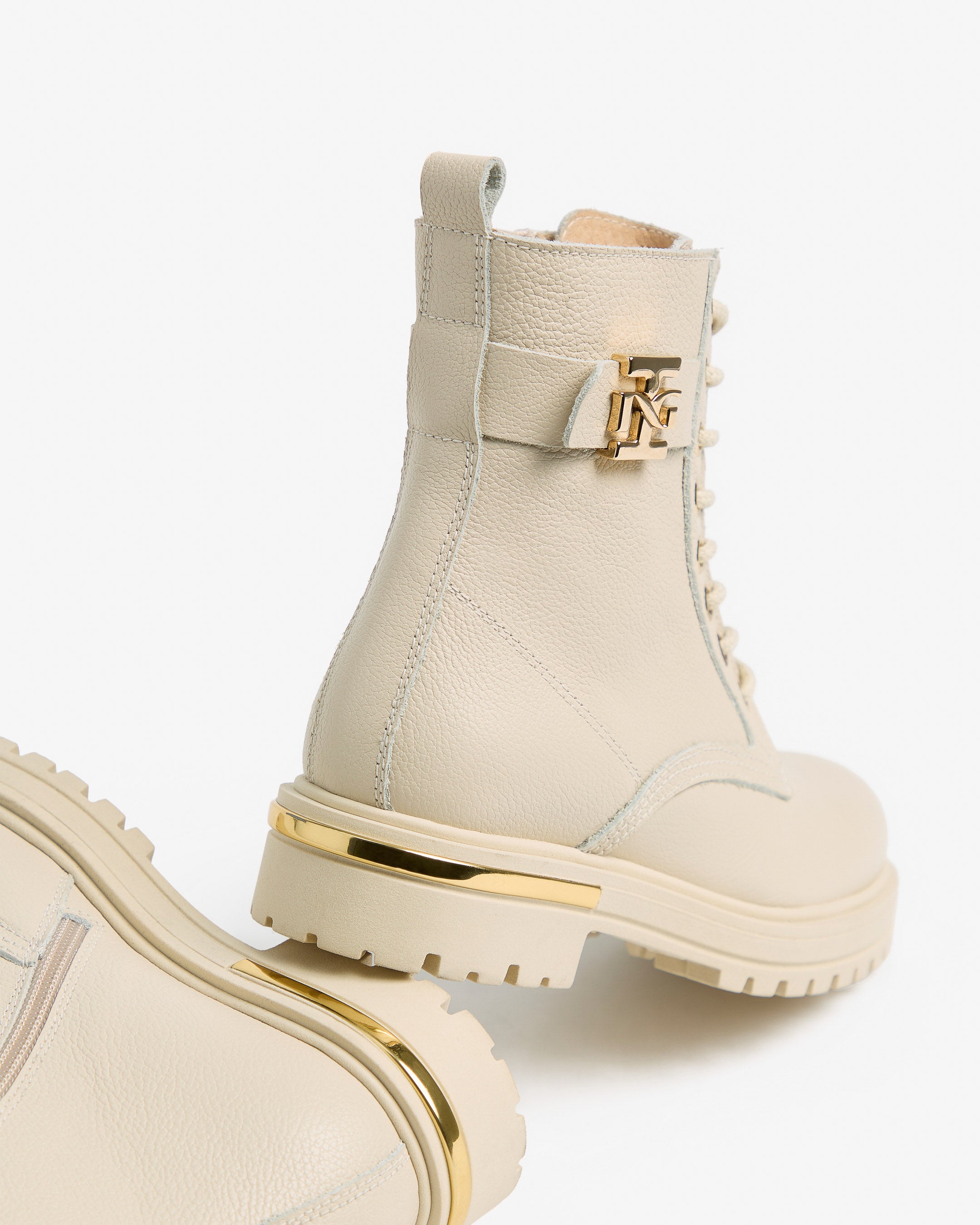 Nero Giardini Combat Boots rangers cuir fille ado
