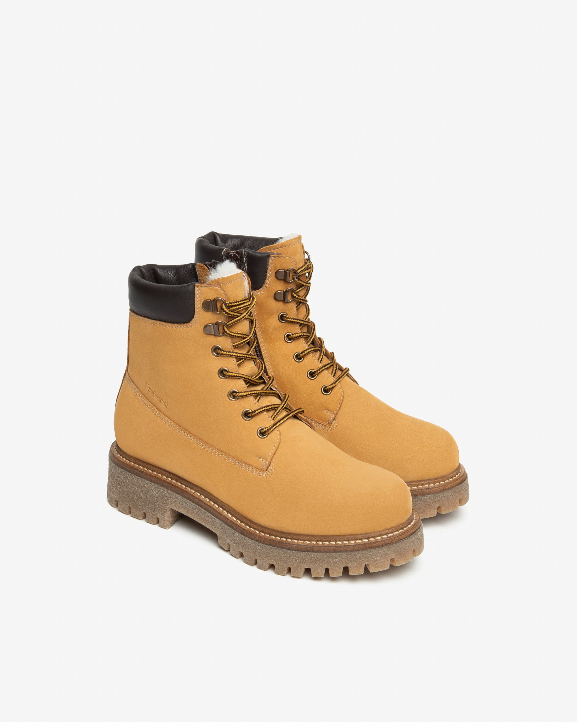Nero Giardini Combat Boots rangers femme cuir