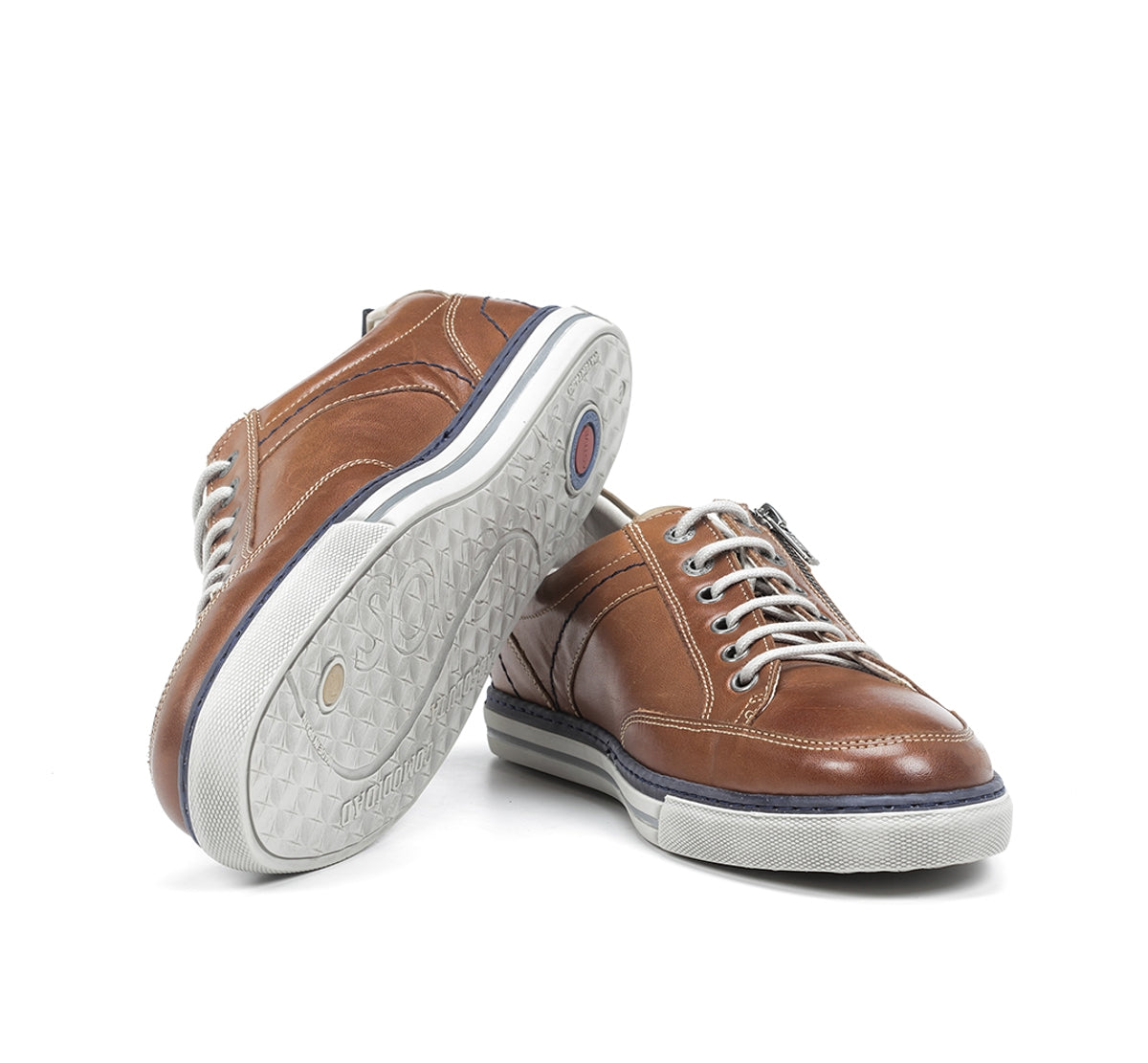 Fluchos Zapatos Quebec 9376 chaussures marron 42 zip