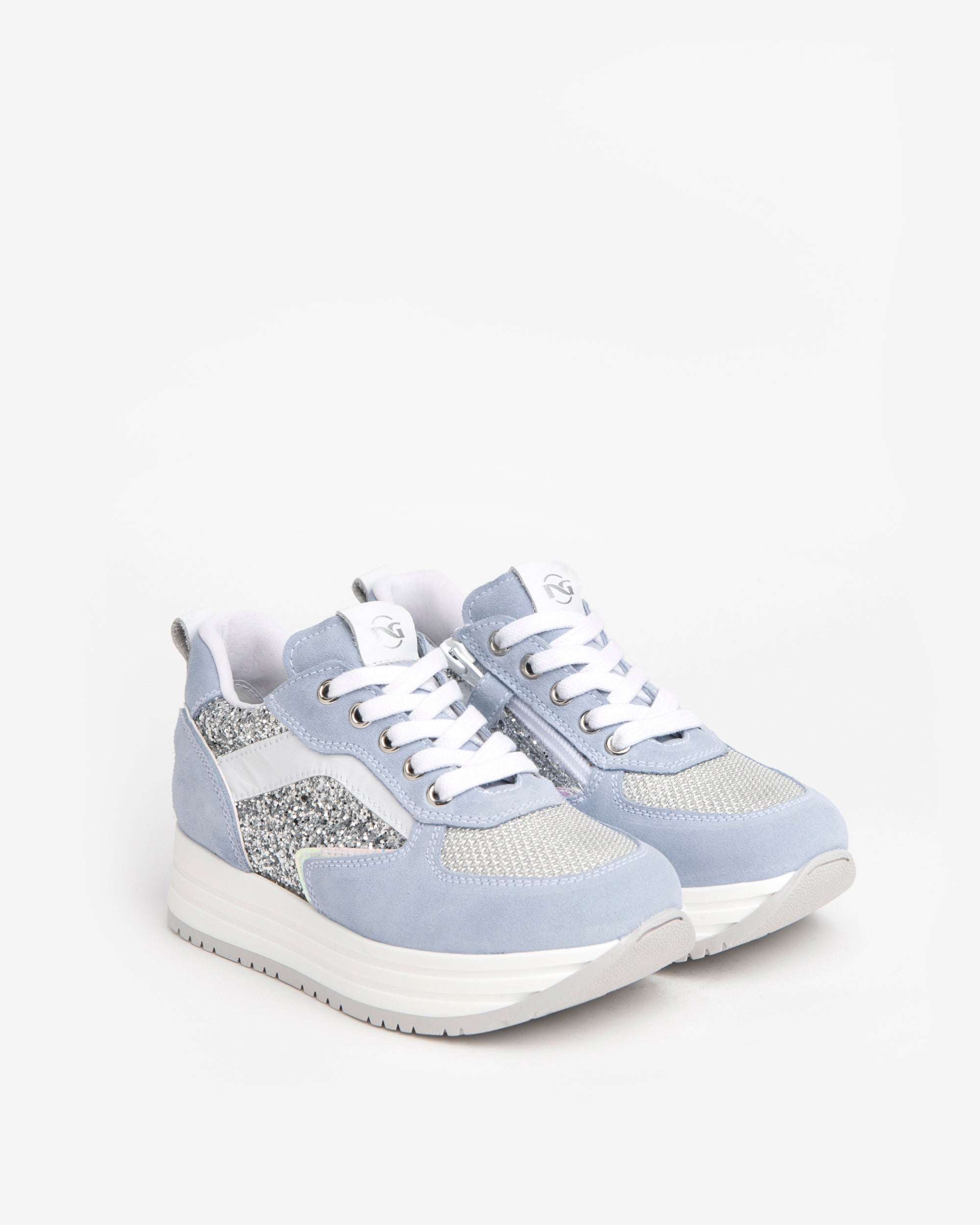 Nero Giardini Sneakers baskets fille 35 toile paillettes