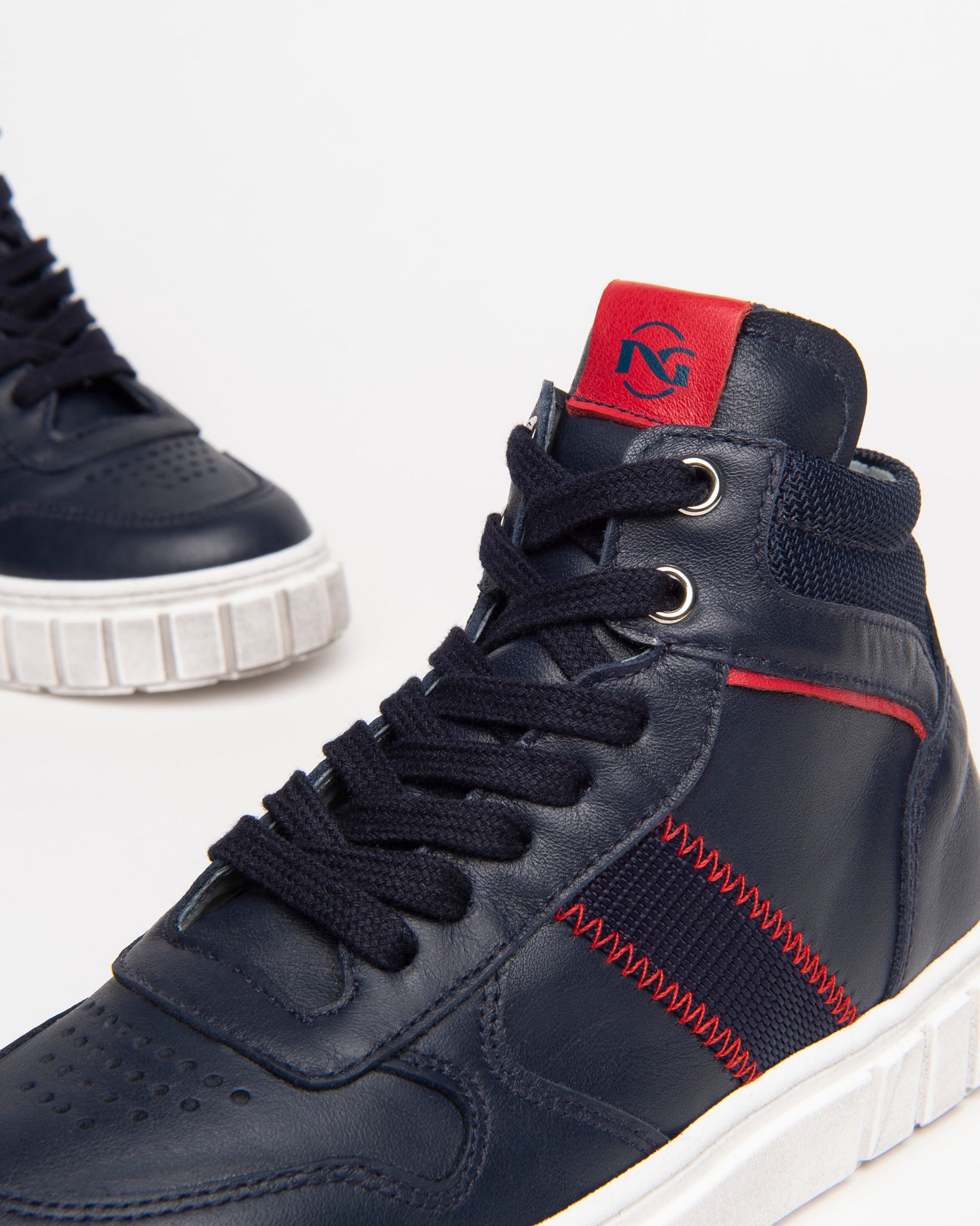 Nero Giardini Sneakers baskets ado cuir montante zip