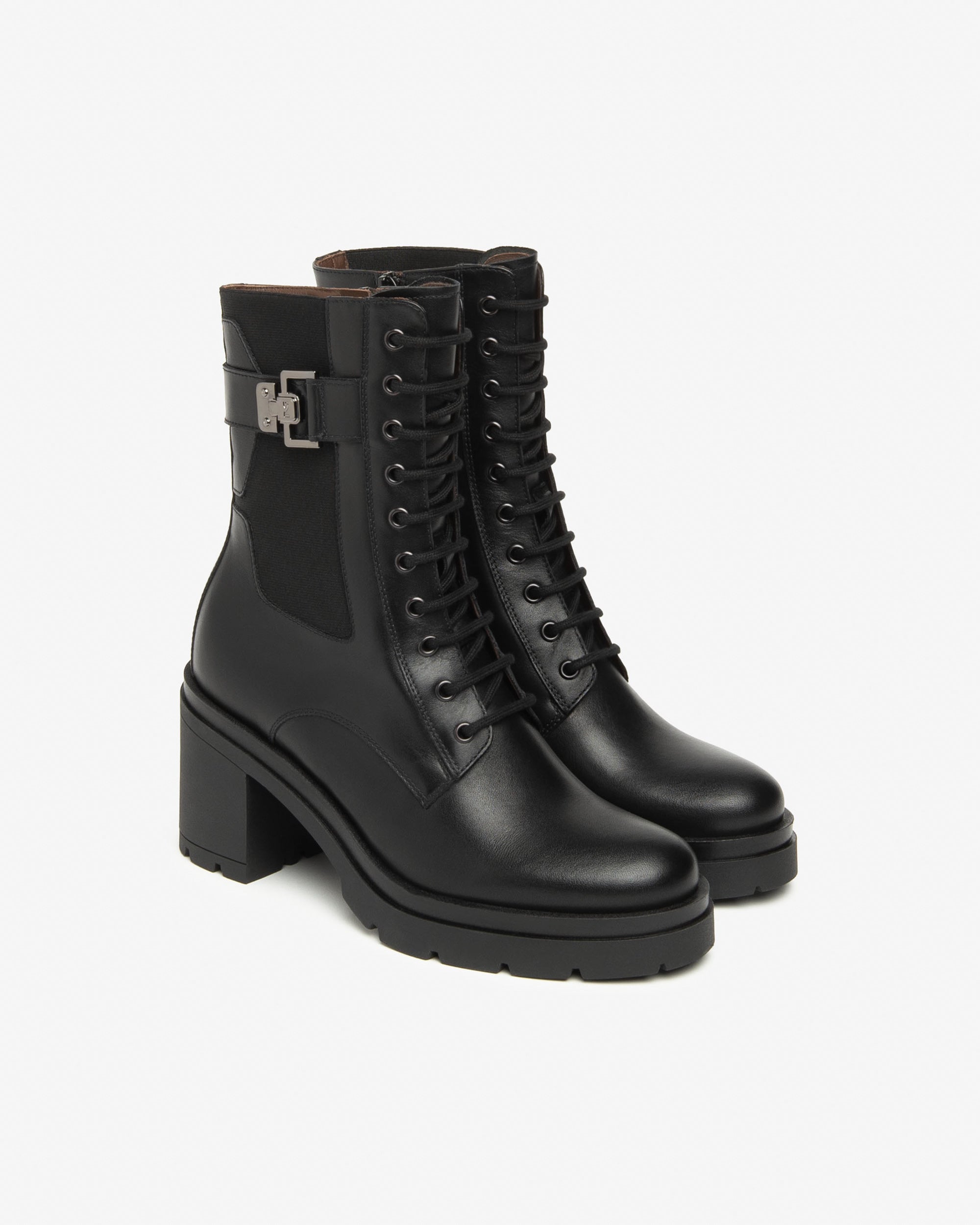 Nero Giardini combat boots cuir femme hiver