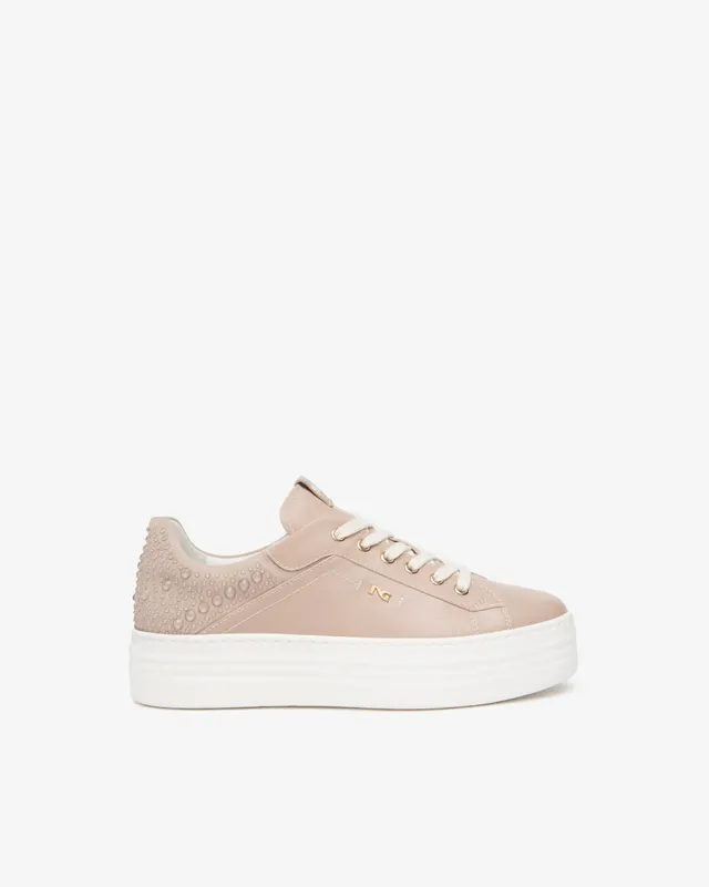 Nero Giardini Sneakers basket cuir suède femme 35-41