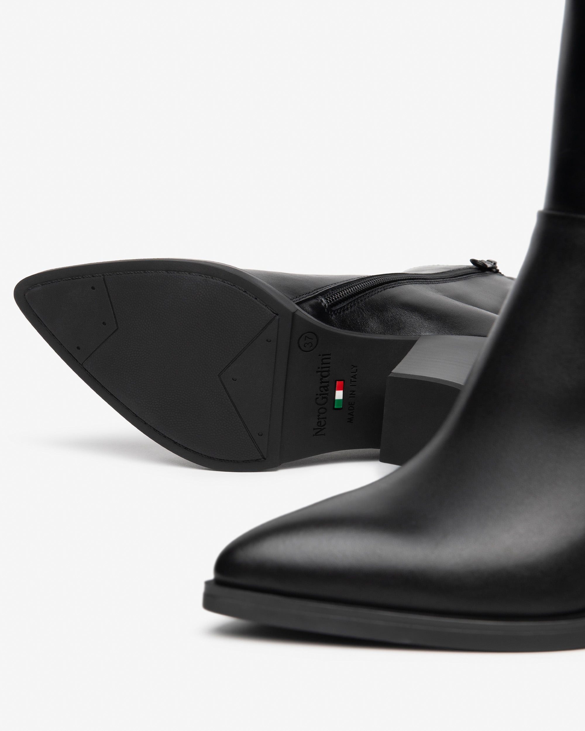 Nero Giardini Ankle Booties bottines cuir talon 8 cm