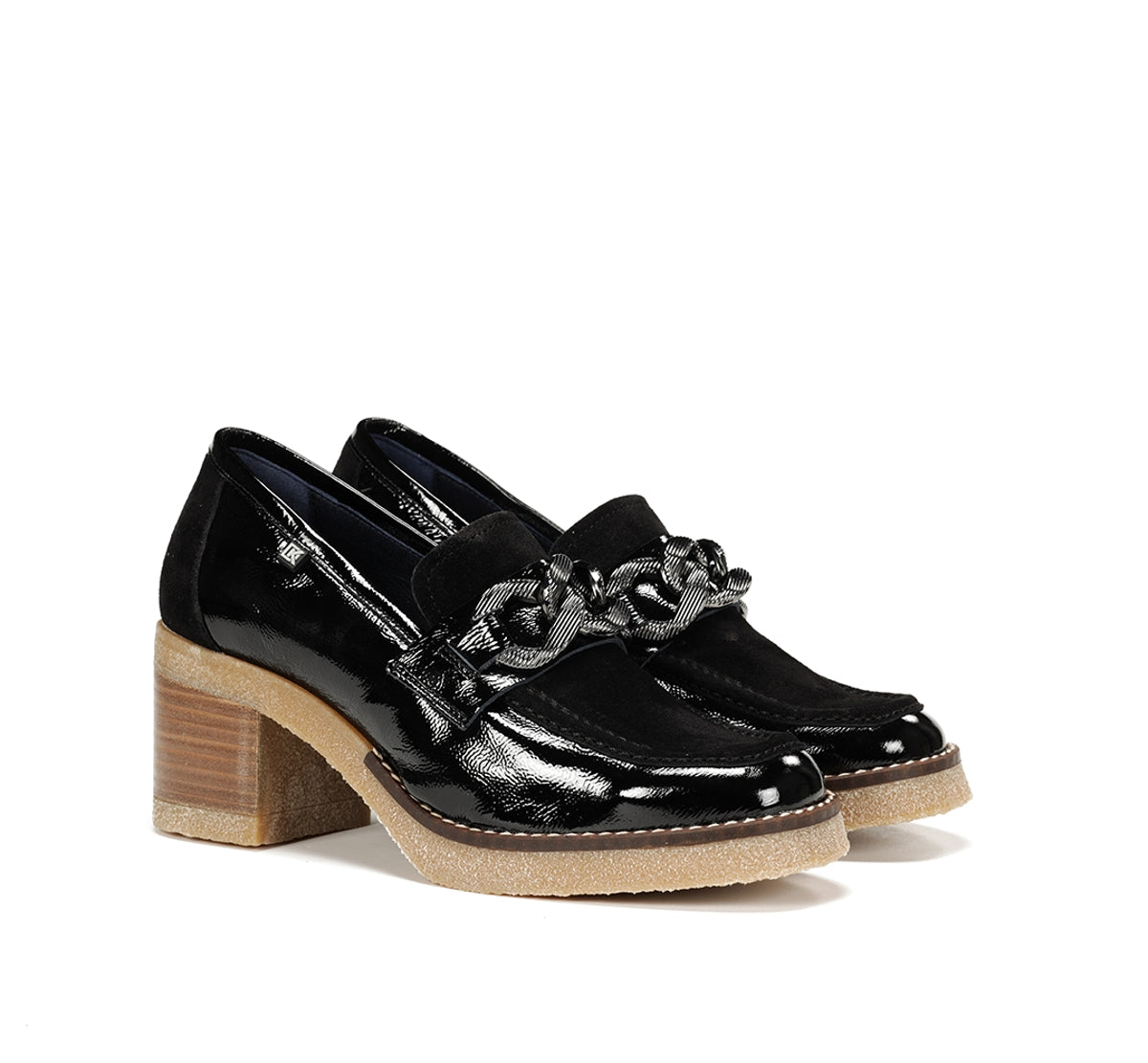 Dorking by Fluchos Oprah D9193 mocassin noir cuir