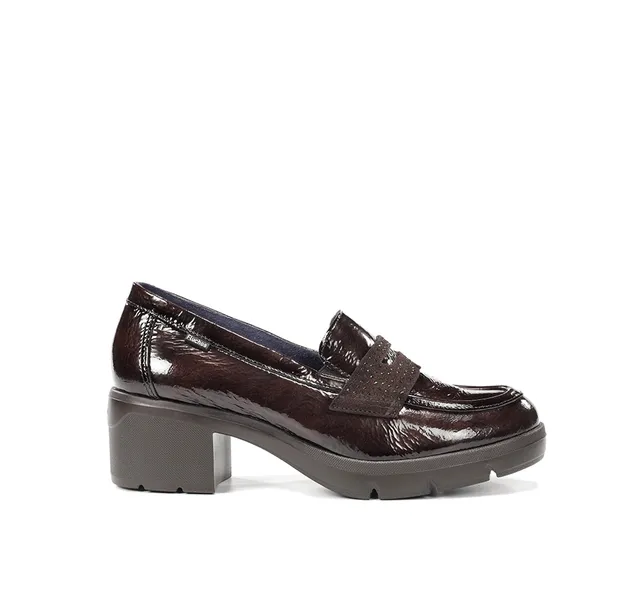 Fluchos Fugaz F2517 mocassin femme marron à talon