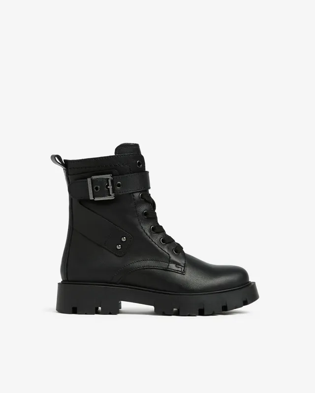 Nero Giardini Combat Boots bottines fille cuir 36