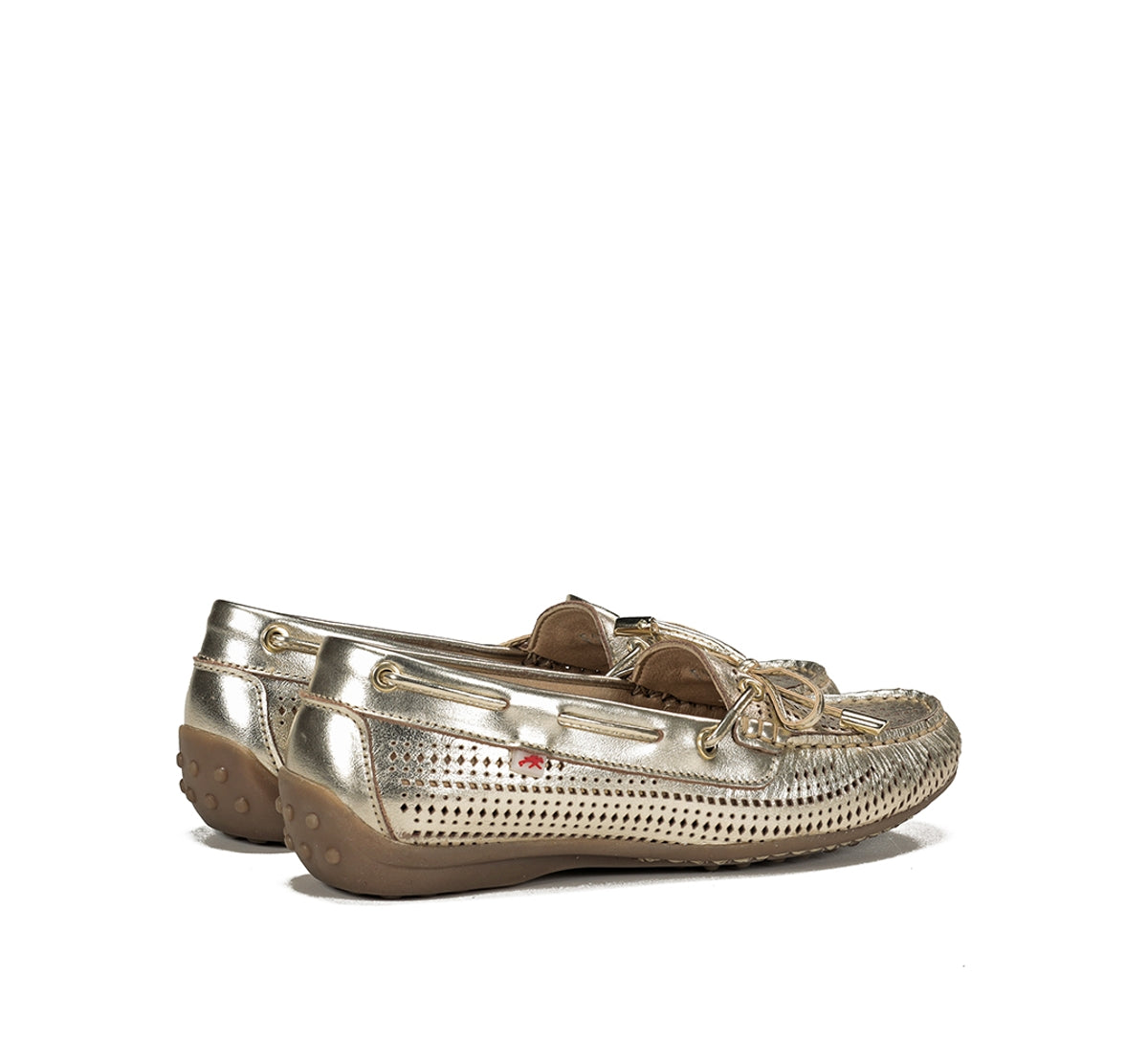 Fluchos Bruni F1428 mocassins femme doré cuir
