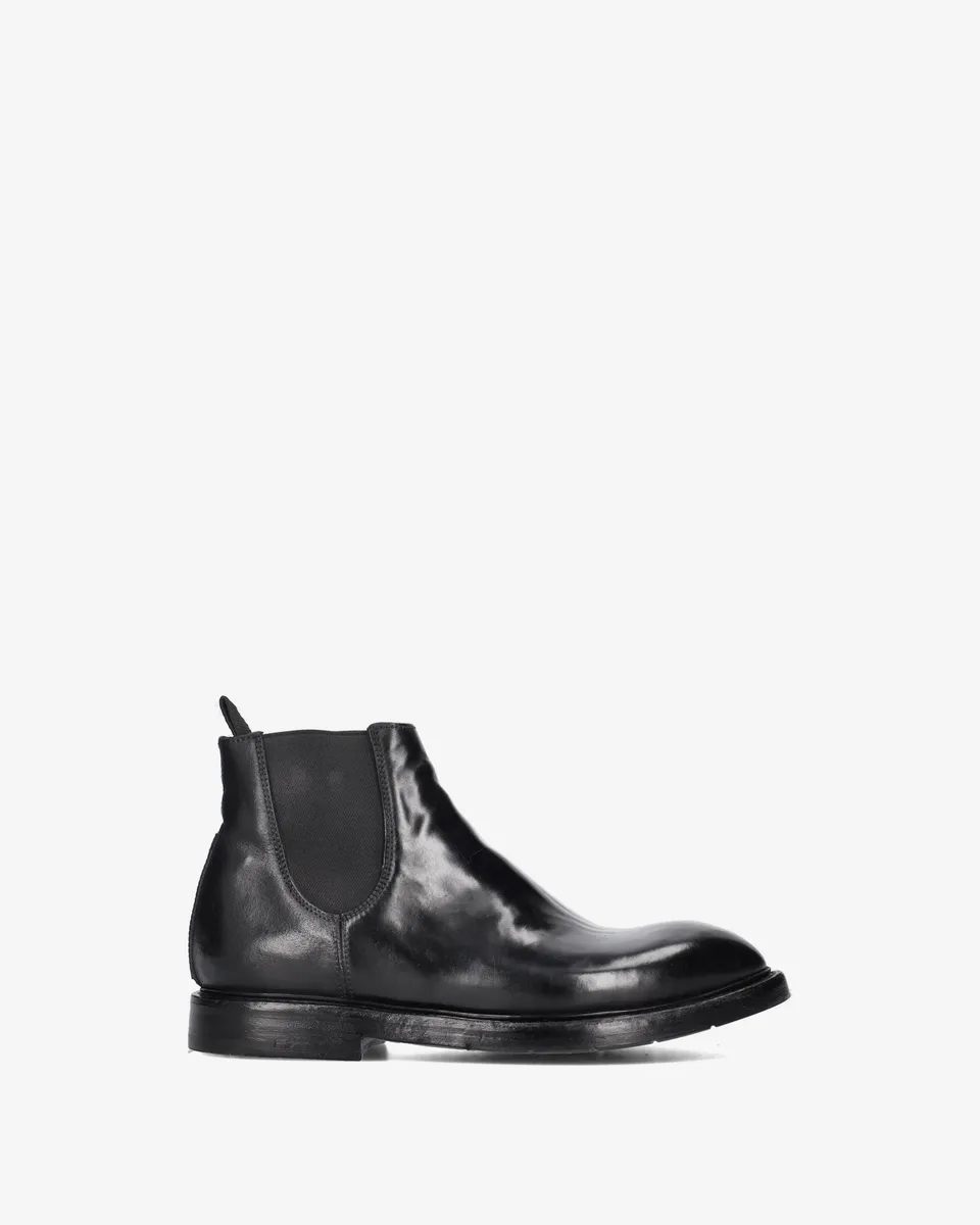 Premiata Boots Chelsea boots cuir brossé homme