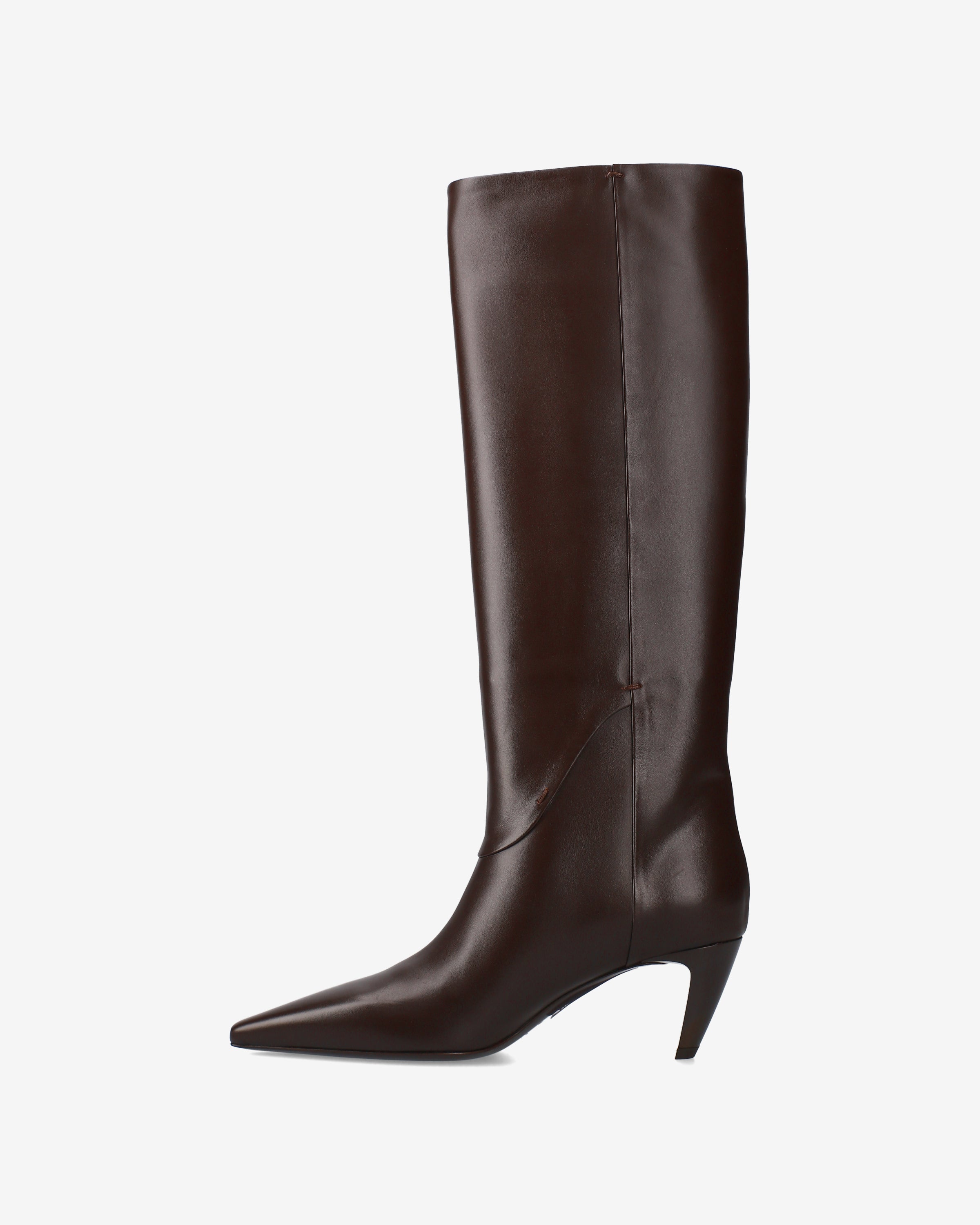 Premiata Boots bottes cuir marron 38 talon 6 cm