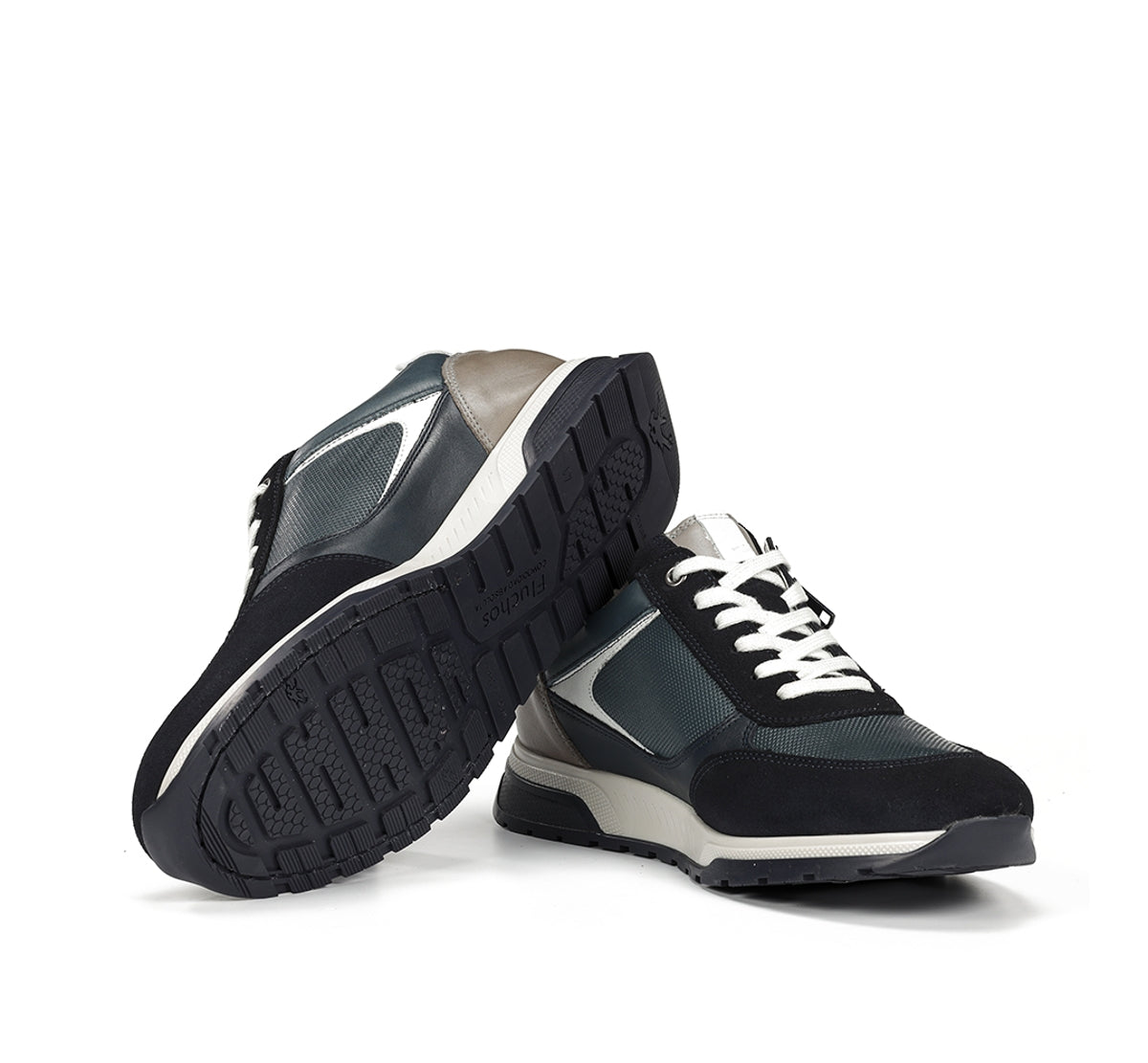 Fluchos Louis F2191 basket bleue homme cuir