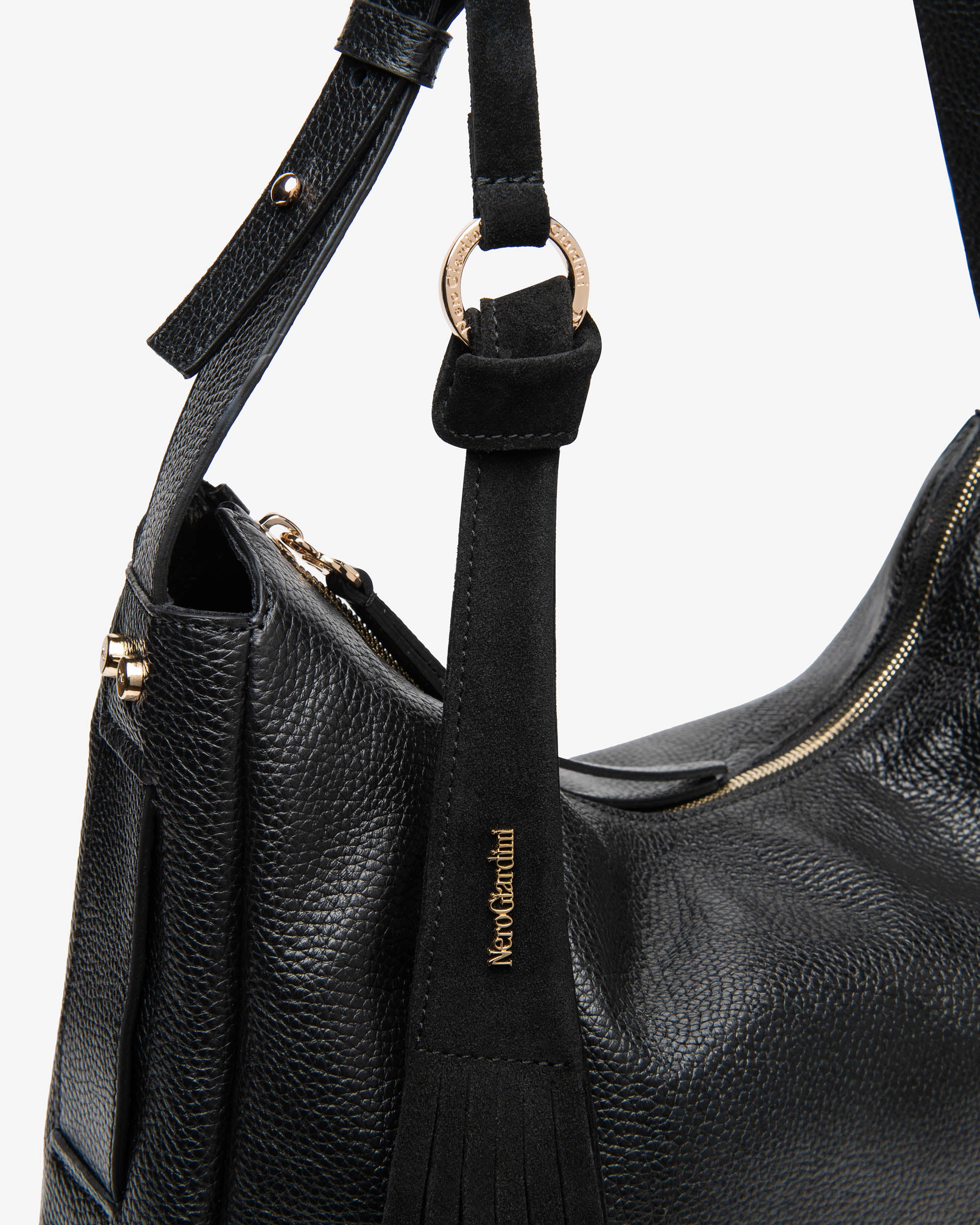 Nero Giardini Bags sac hobo cuir femme à zip