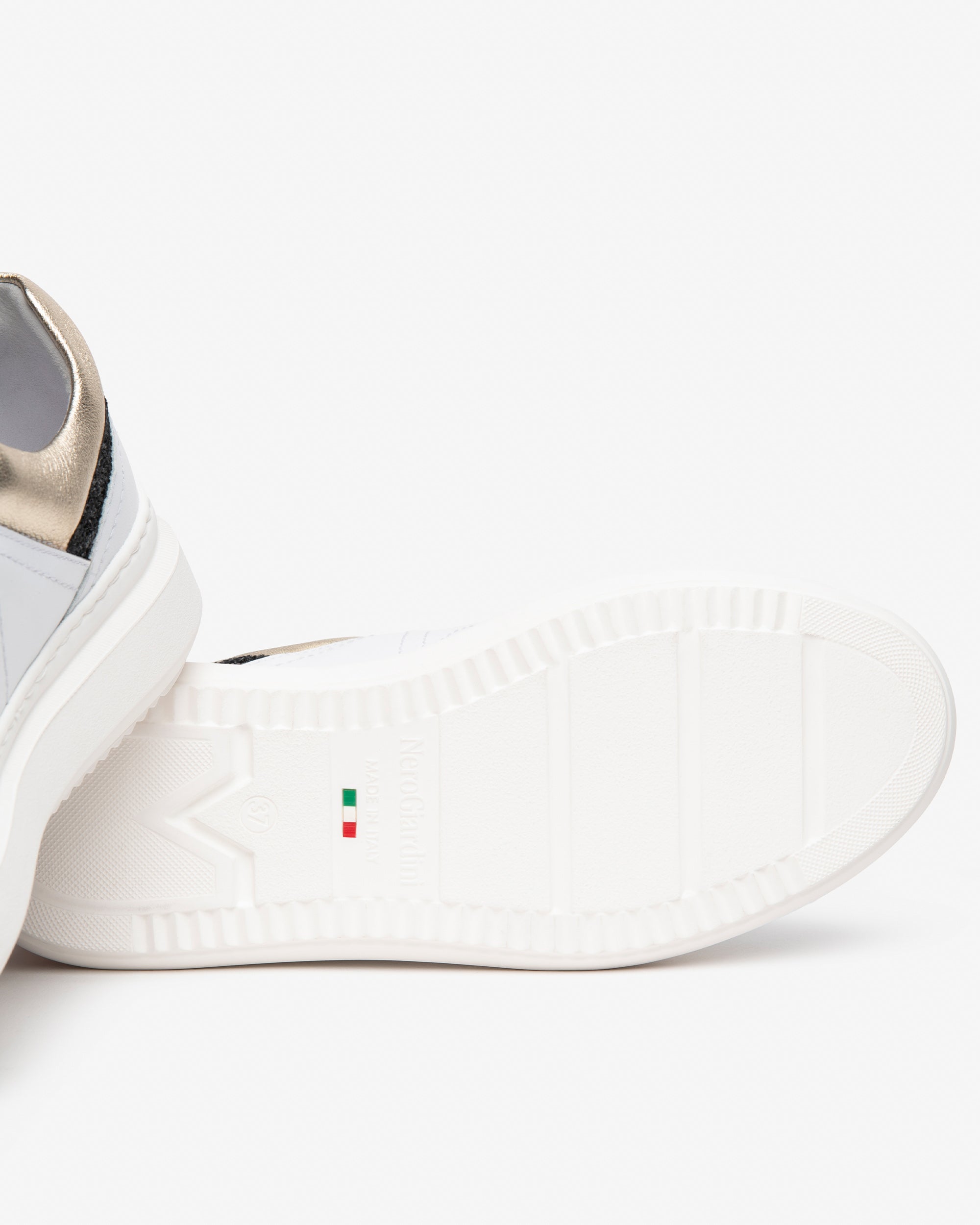 Nero Giardini Sneakers baskets femme cuir plateforme