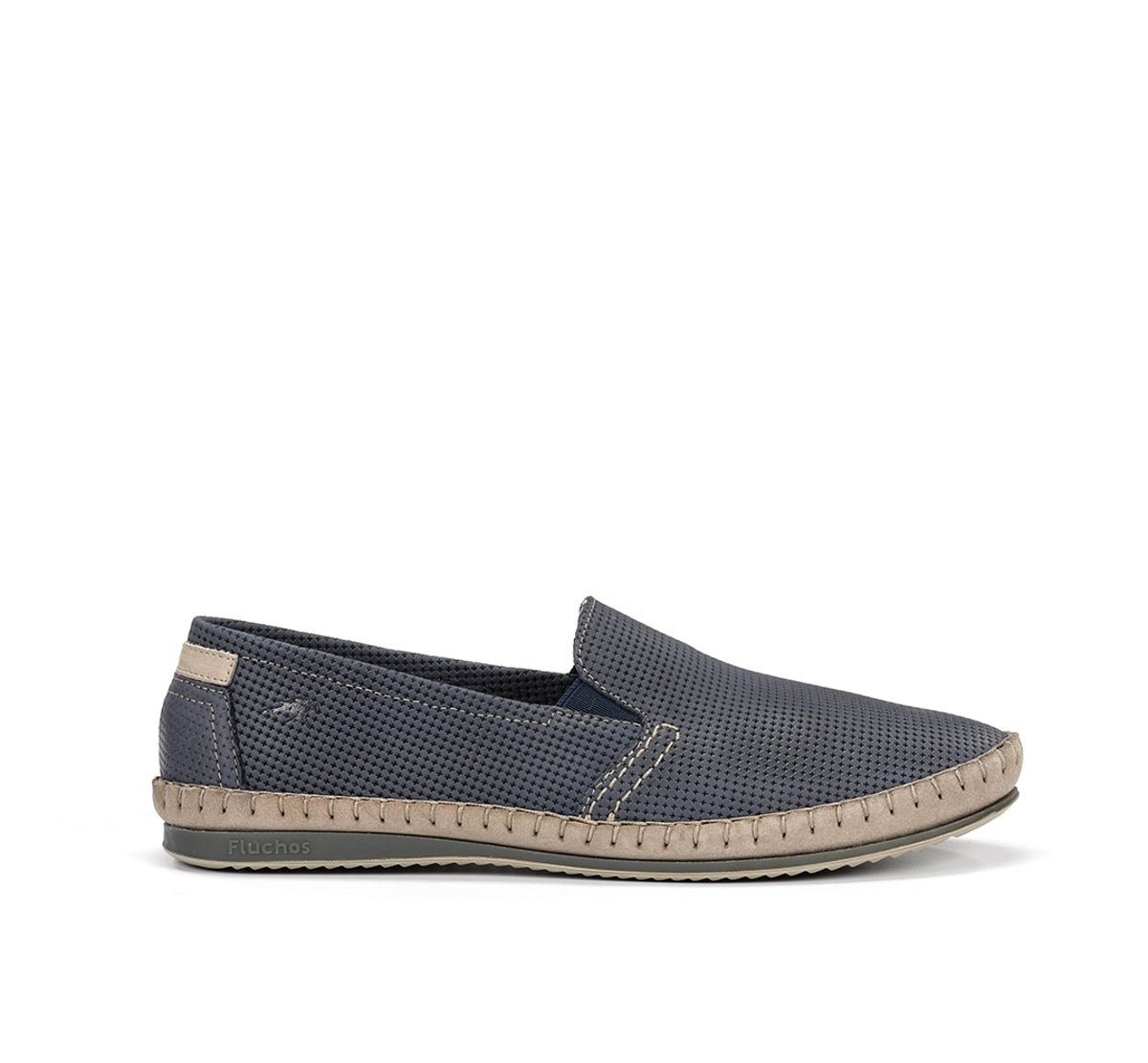Fluchos Bahamas 8674 slip on homme bleu sans lacets