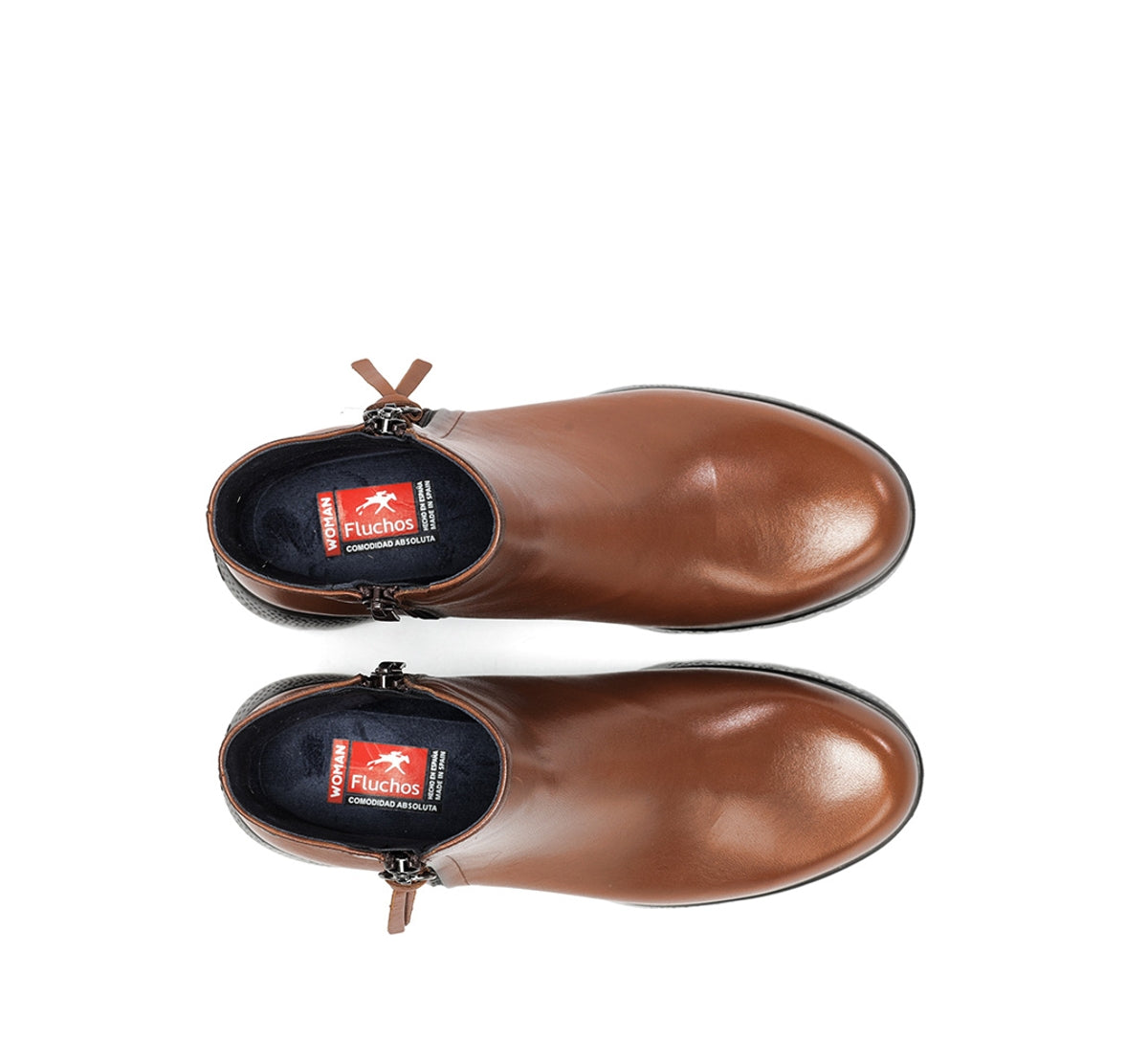 Fluchos Live F2100 bottines marron femme cuir