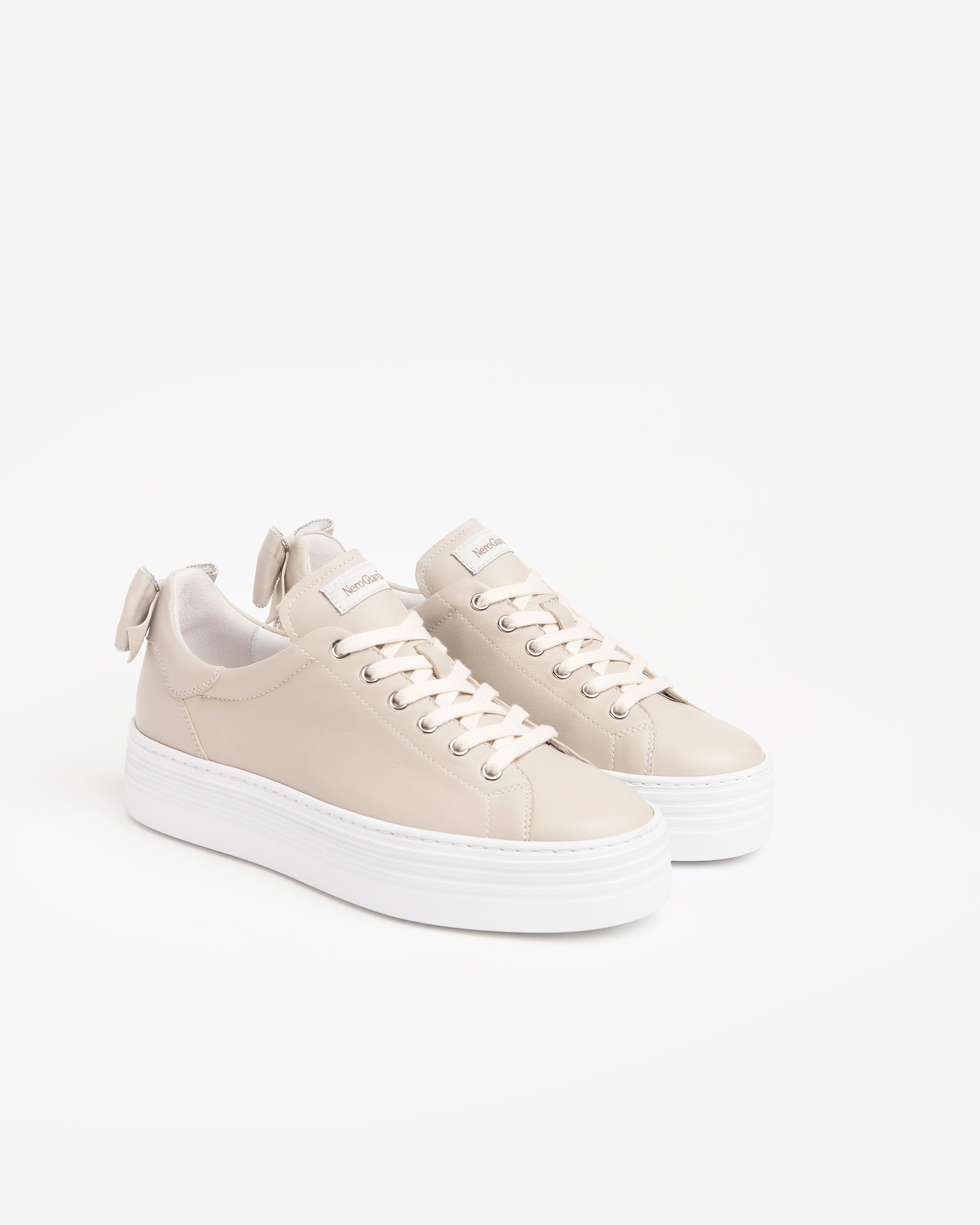 Nero Giardini Sneakers baskets cuir plateforme femme