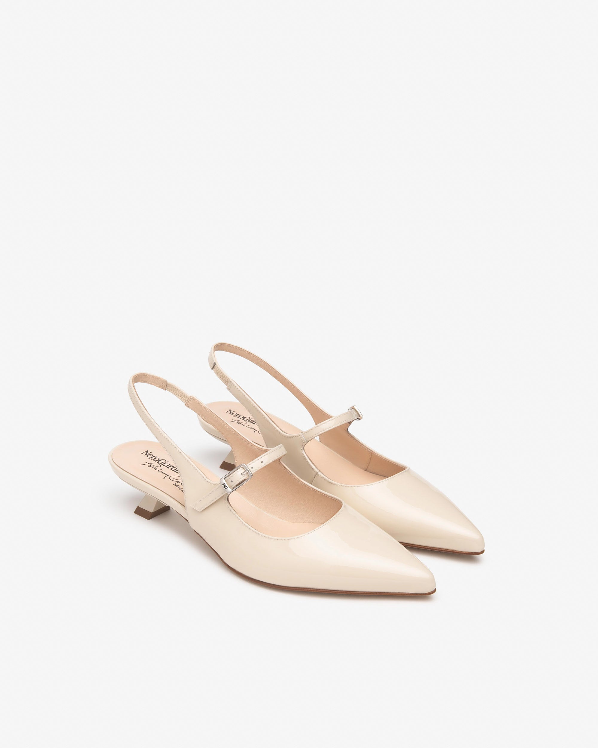Nero Giardini Slingback escarpins femme cuir verni