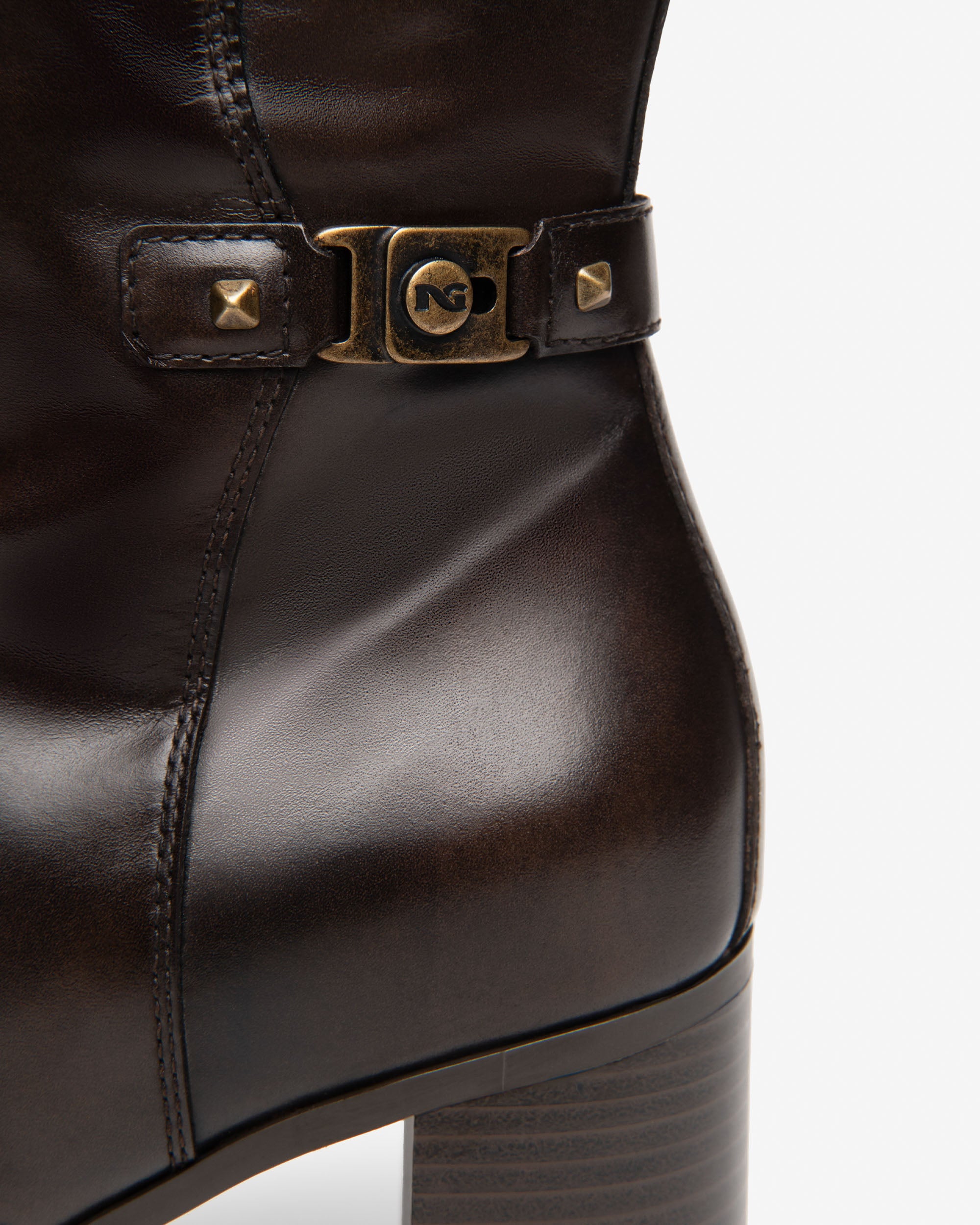 Nero Giardini Boots Bottines Femme Cuir Plateforme 38