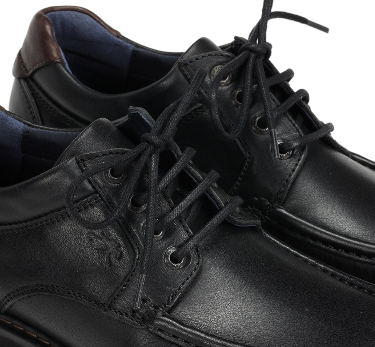 Fluchos Douglas F1320 Chaussure Noire Cuir Homme