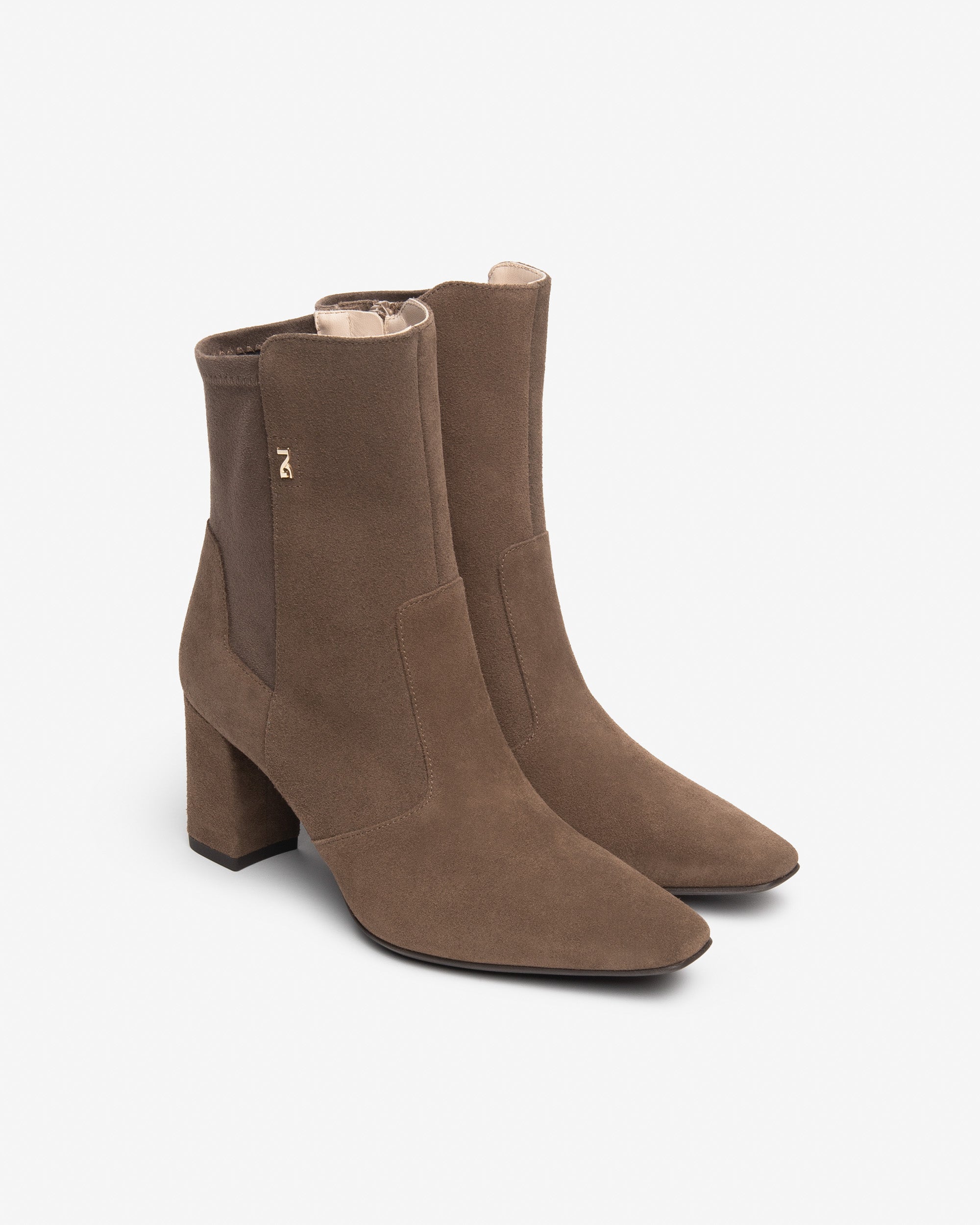 Nero Giardini Booties Bottines Daim Femme Talon 75 mm
