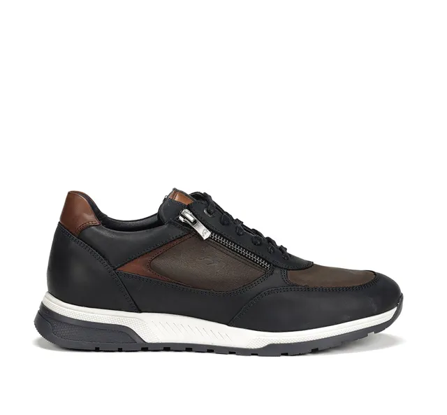 Fluchos Louis F1603 baskets homme bleu cuir
