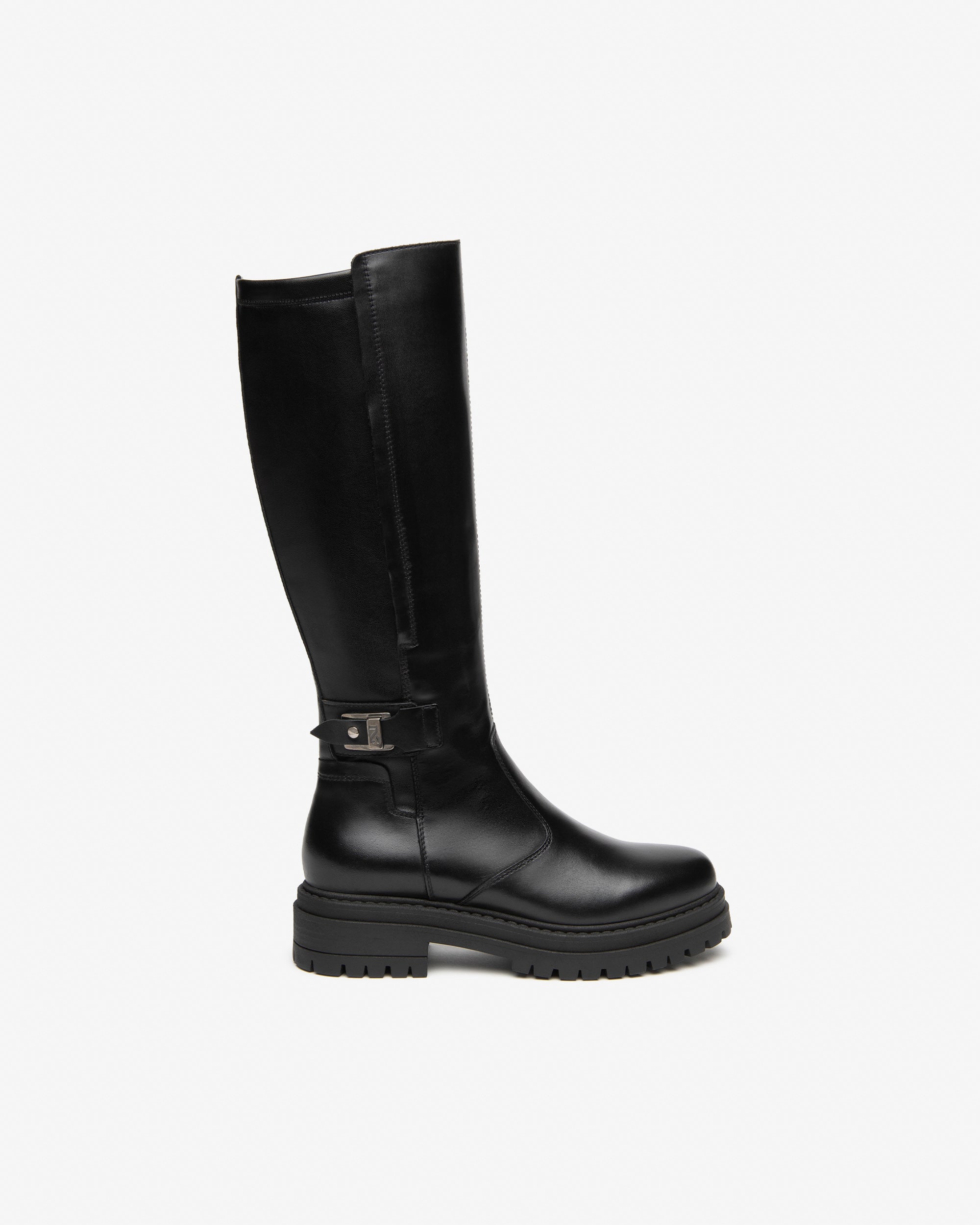 Nero Giardini Boots bottes cuir tissu zip pointure 38