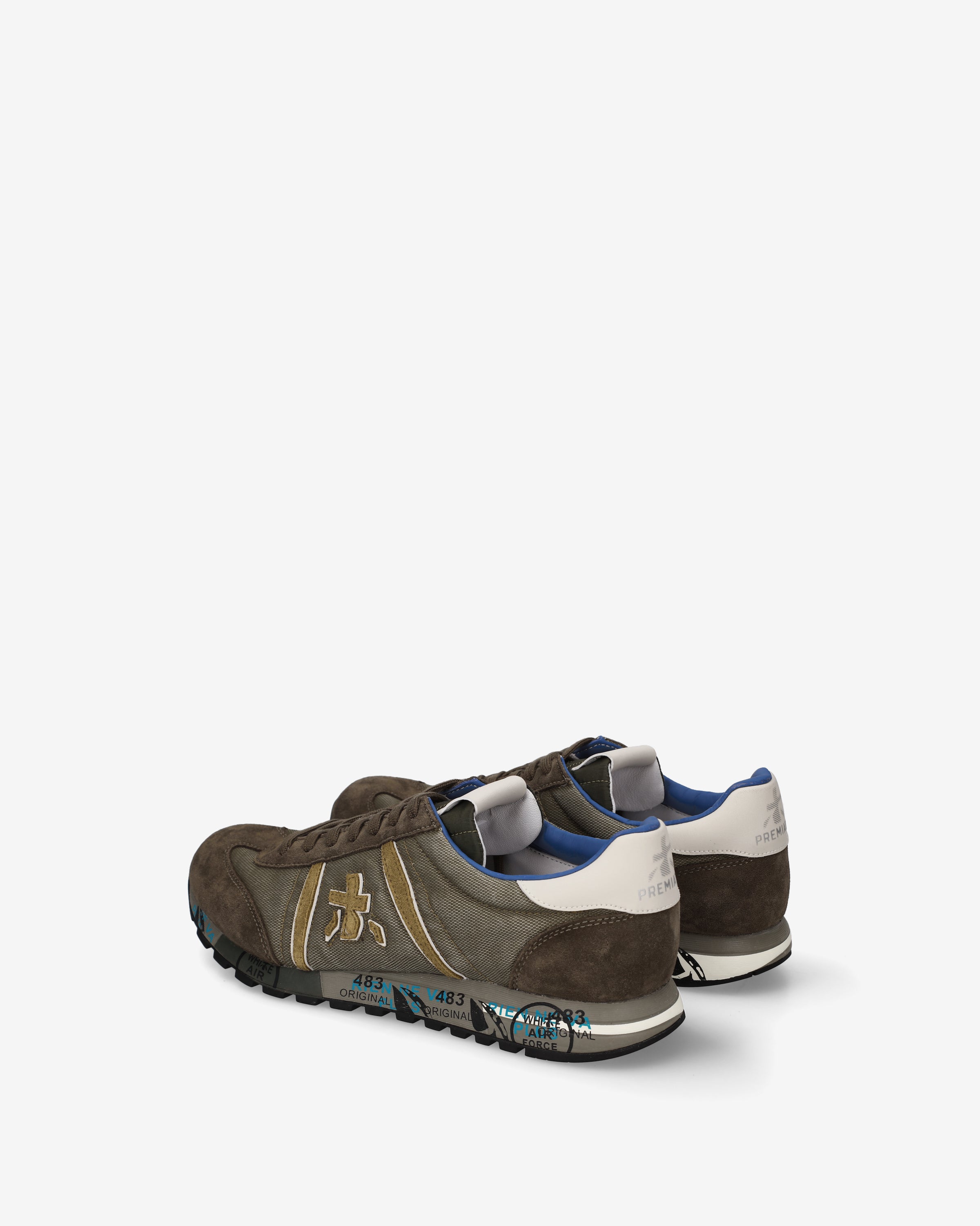 Premiata Lucy 8431 baskets taupe marron