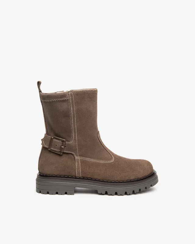 Nero Giardini Bottines daim fille ado zip boucle