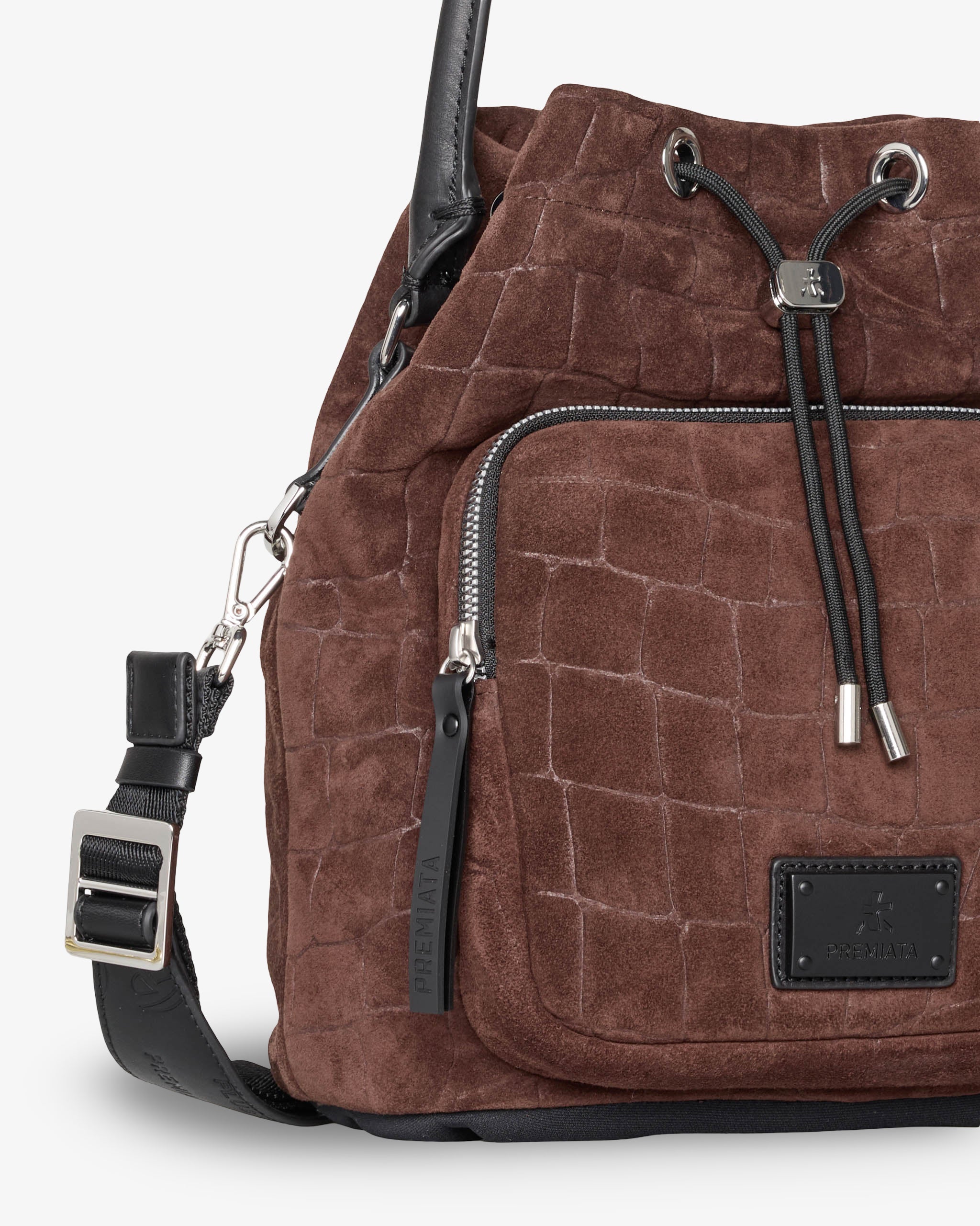 Premiata Mia 2182s sac à dos marron effet croco taille unique
