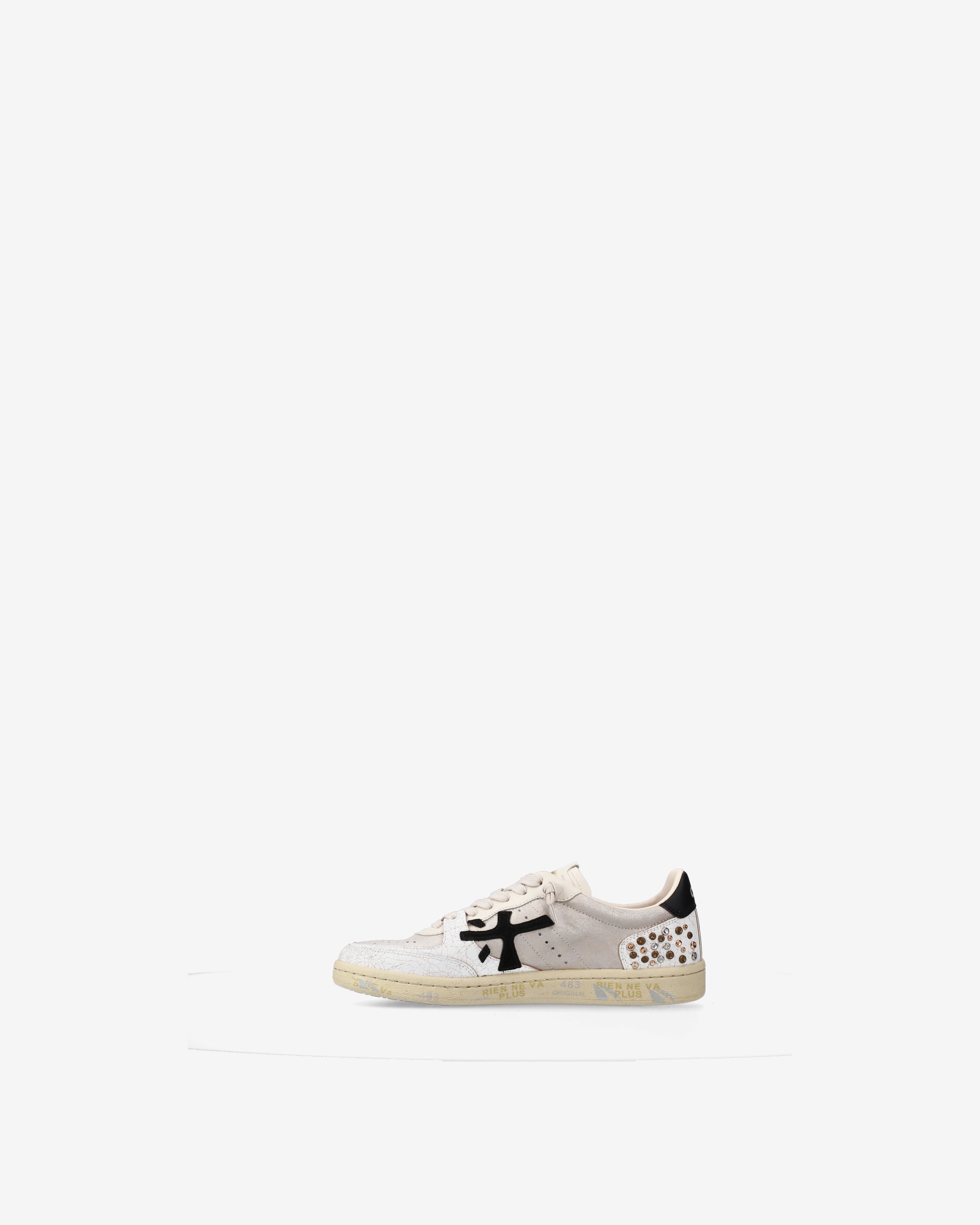 Premiata Bskt Clayd 7661 sneakers cuir blanc femme