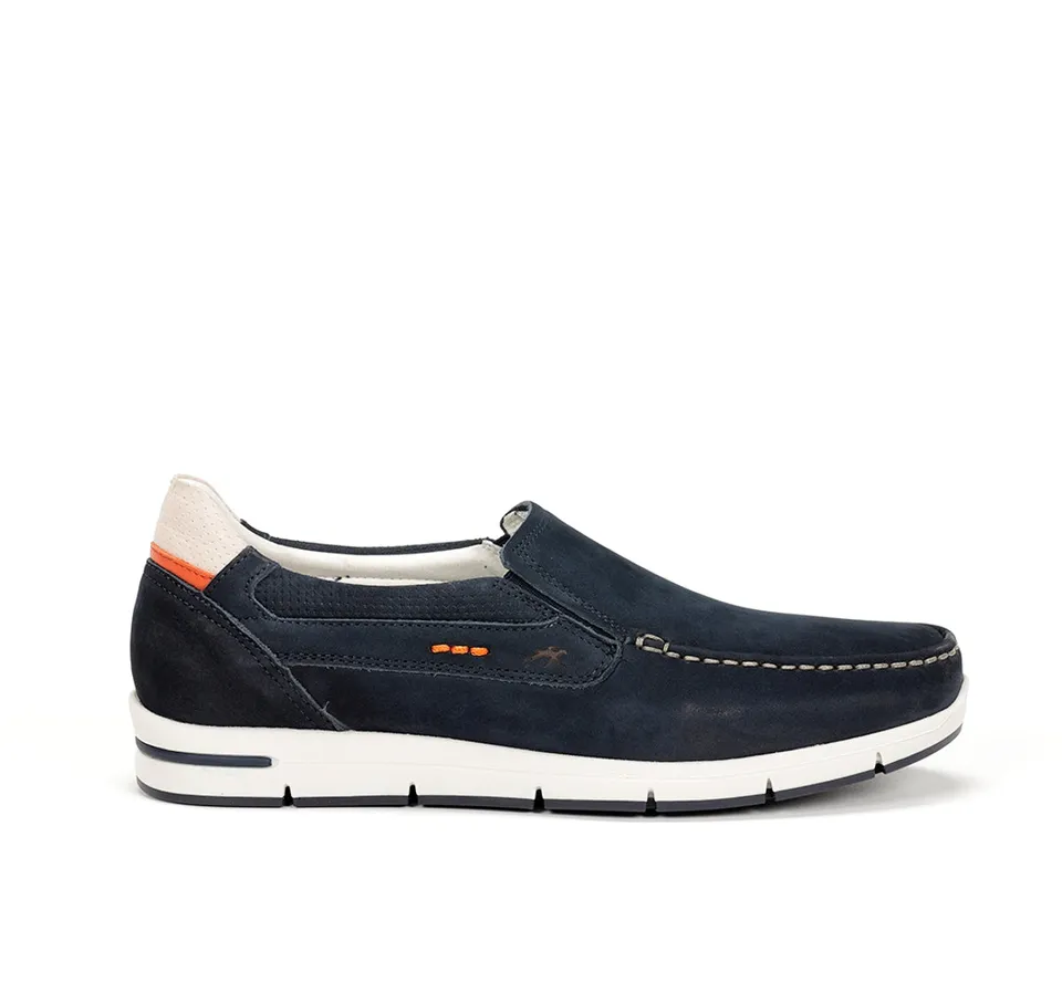Fluchos Slip On YANNIC F1696 chaussures bleu homme