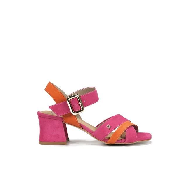Dorking Larus D9461 sandale rose talon carré