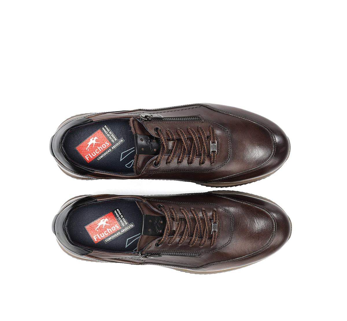 Fluchos Samir F2264 basket marron homme cuir