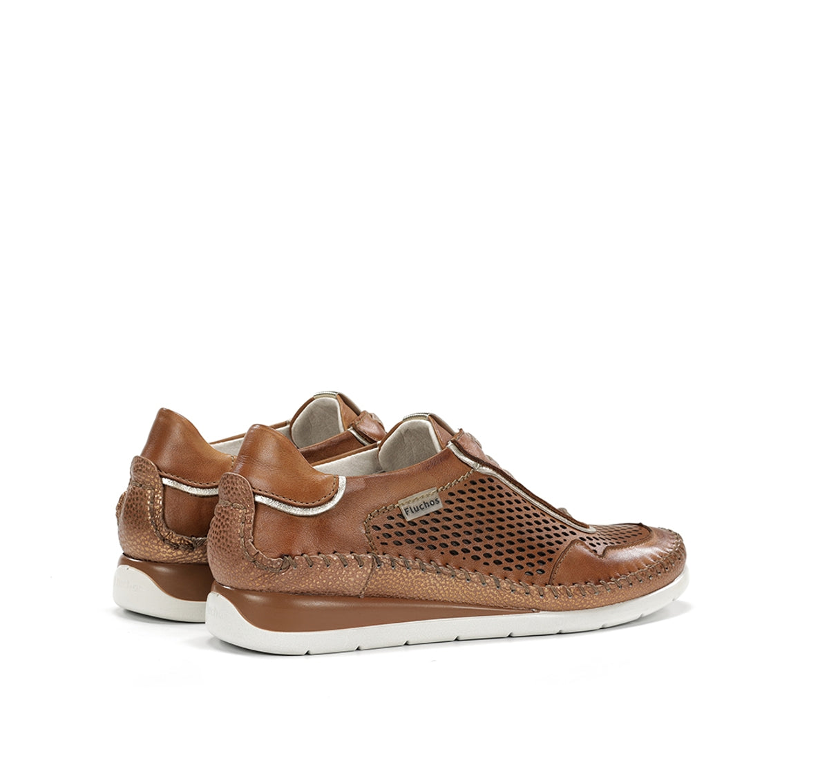 Fluchos Sella F2143 basket femme marron compensée