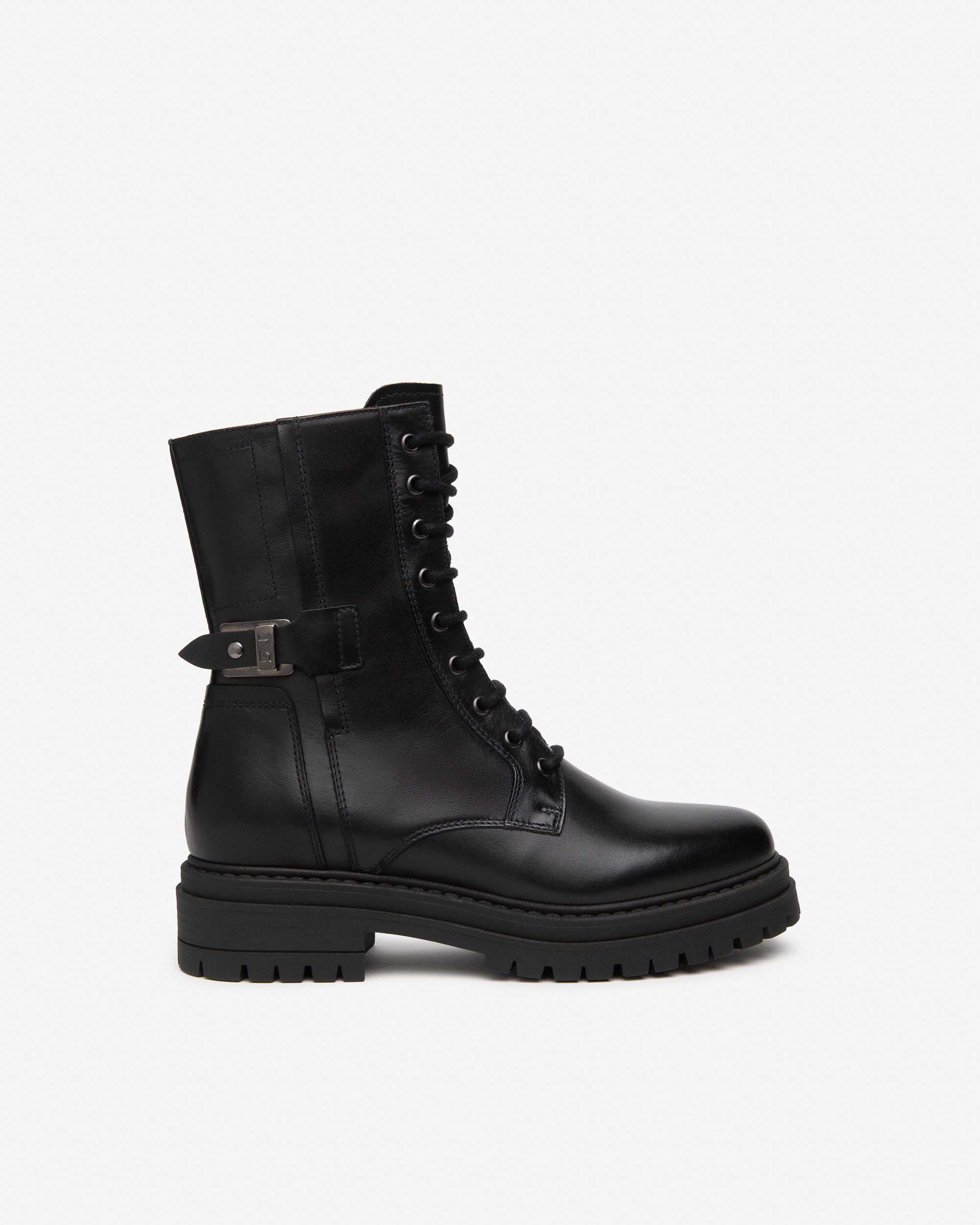 Nero Giardini Combat Boots rangers cuir femme 40 mm