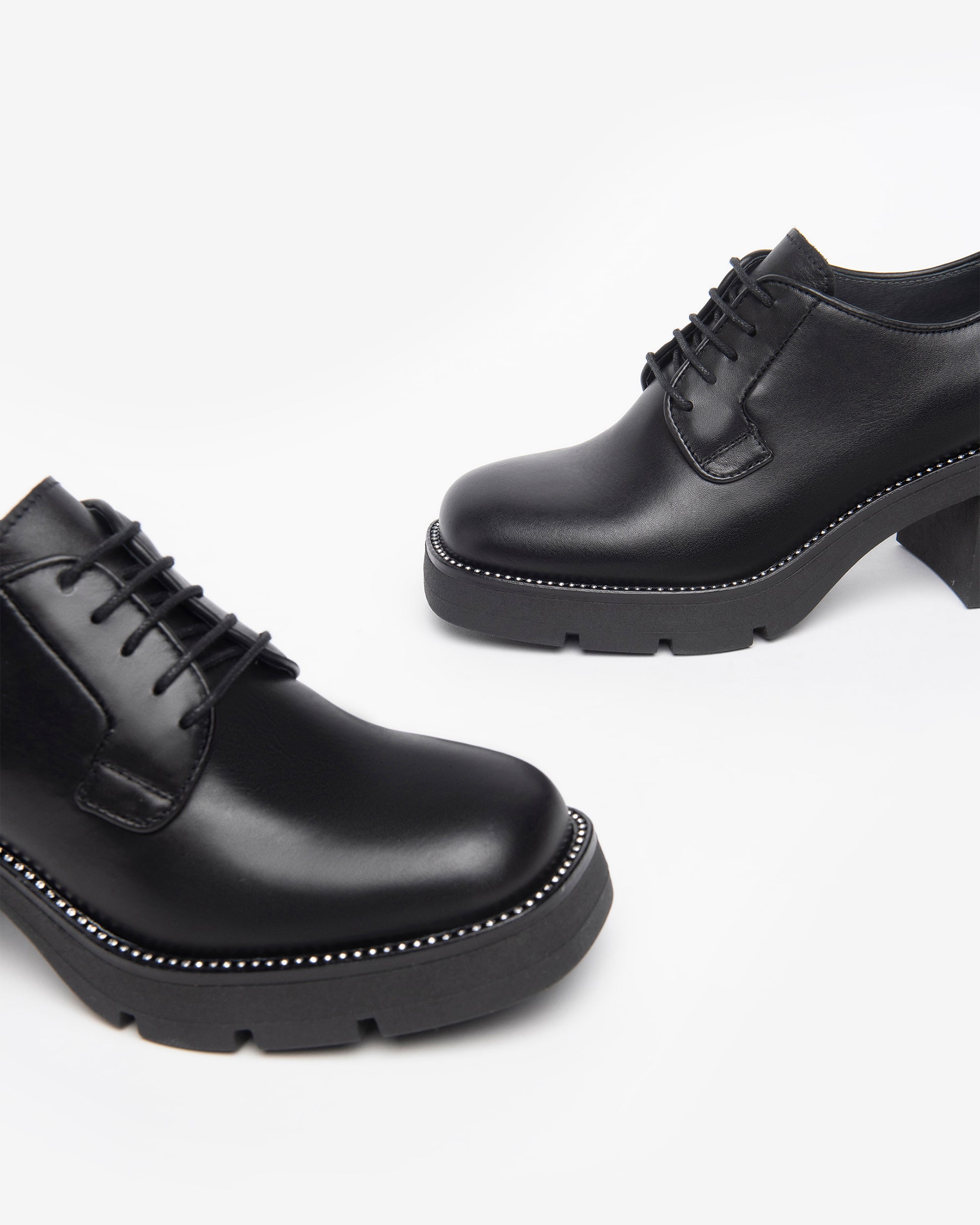 Nero Giardini Tie-up derbies cuir femme lacets