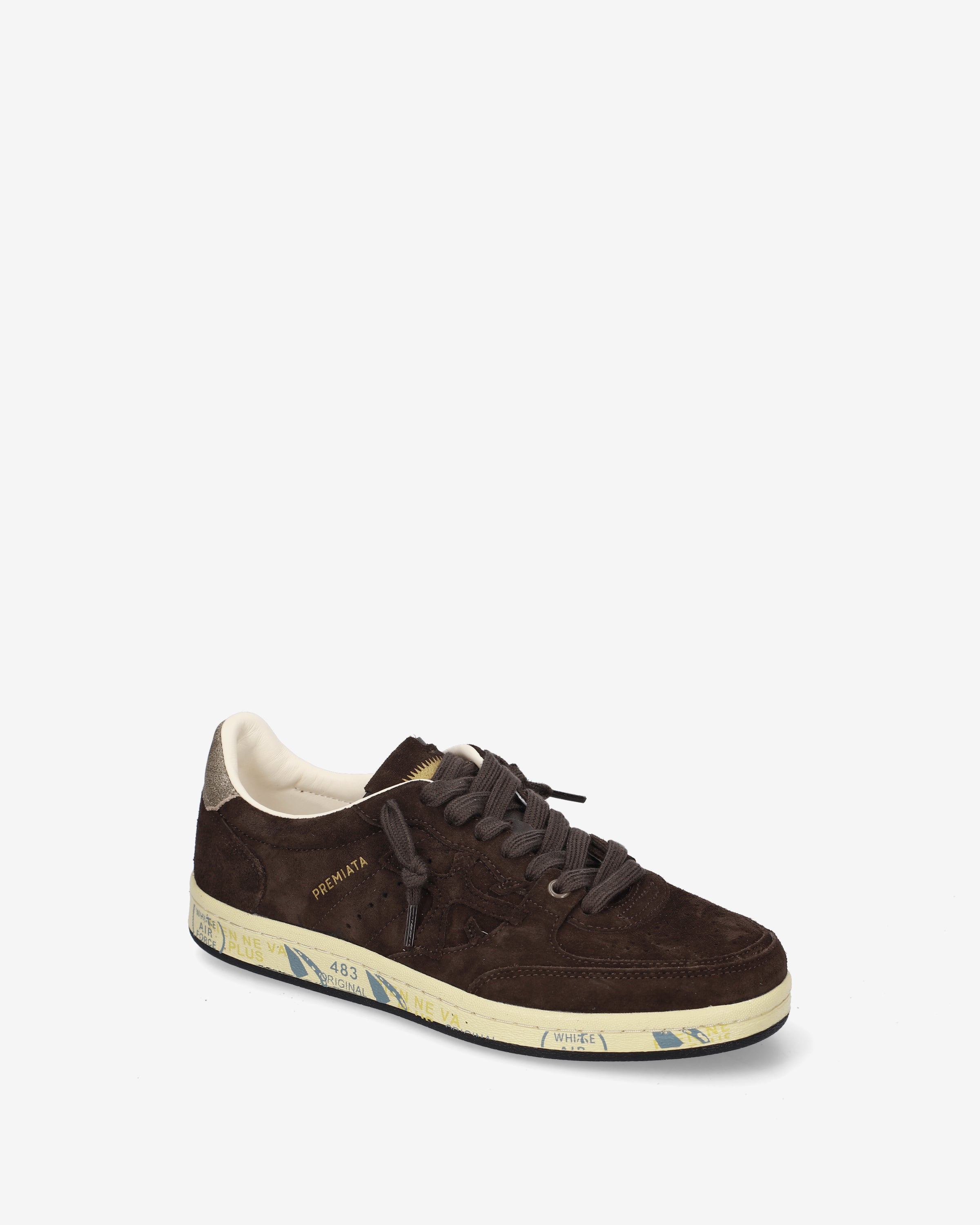 Premiata Bskt Clayd 8446 baskets marron foncé femme
