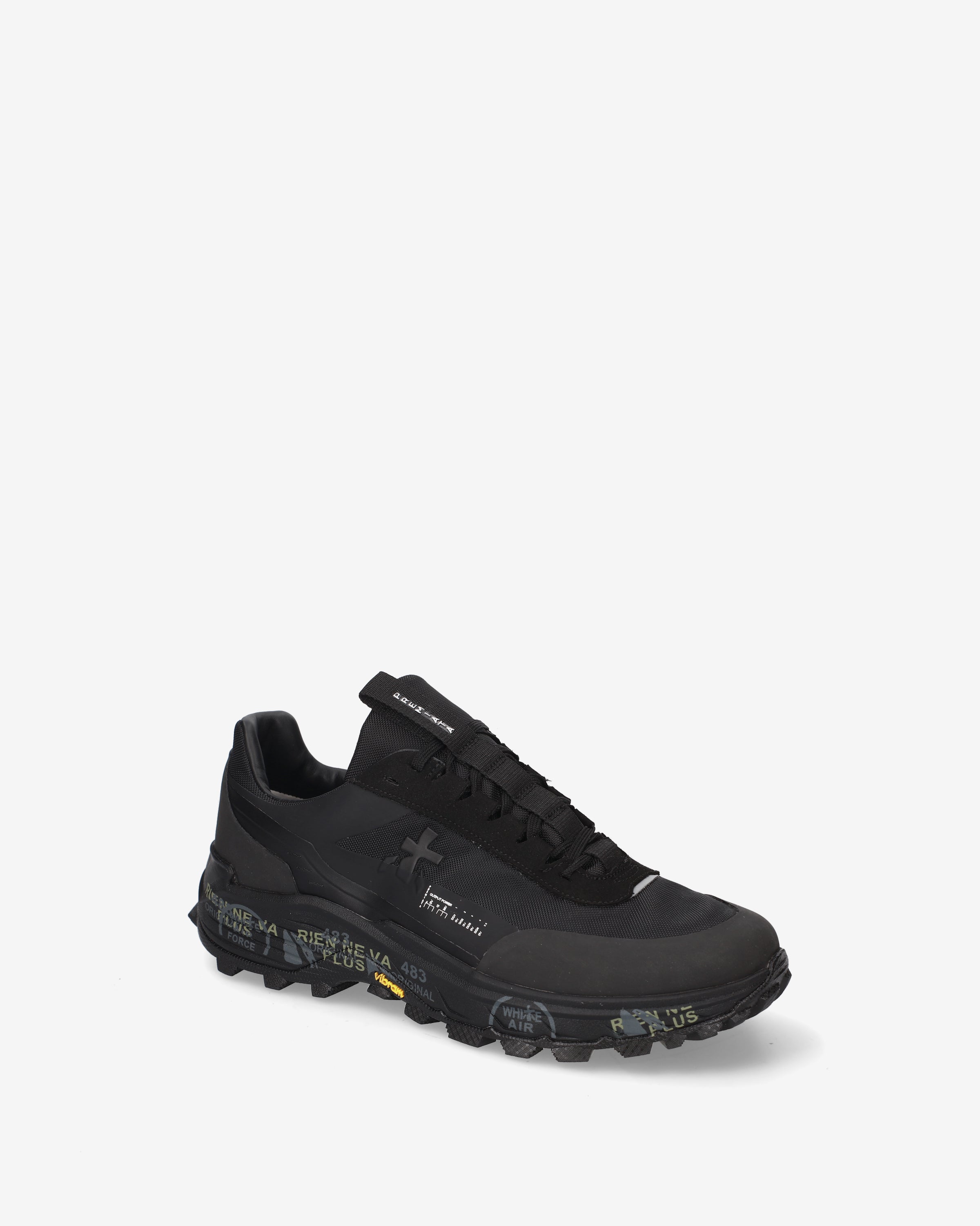 Premiata Devin 503 baskets noires techniques Vibram