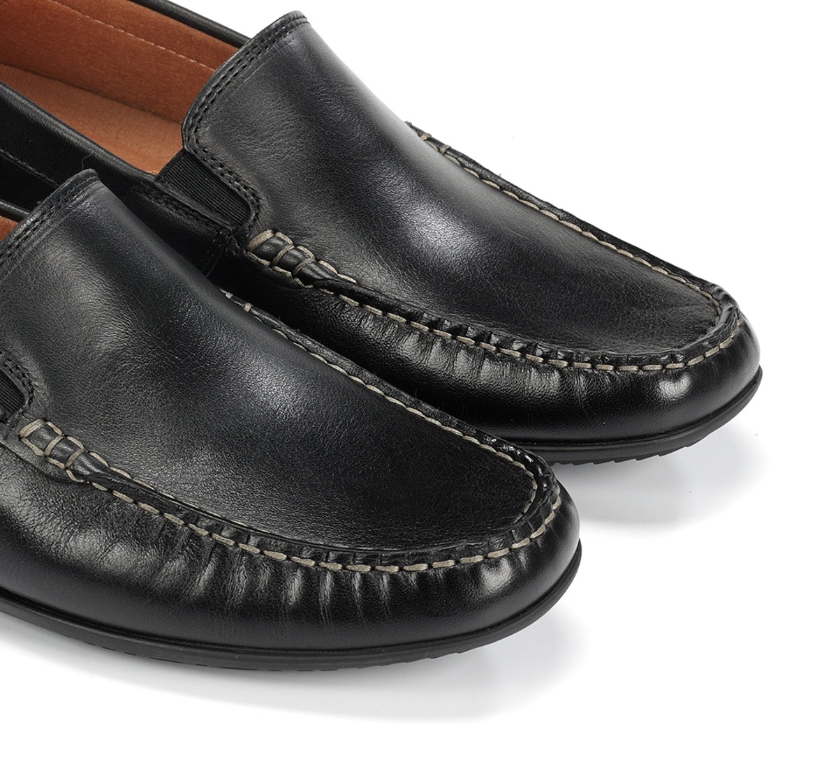 Fluchos Samoa F2208 mocassin noir homme cuir
