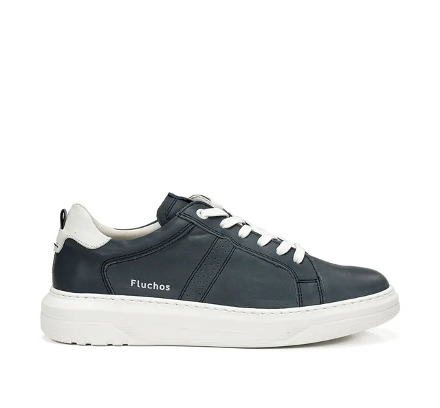 Fluchos Boston F1967 baskets bleues homme cuir