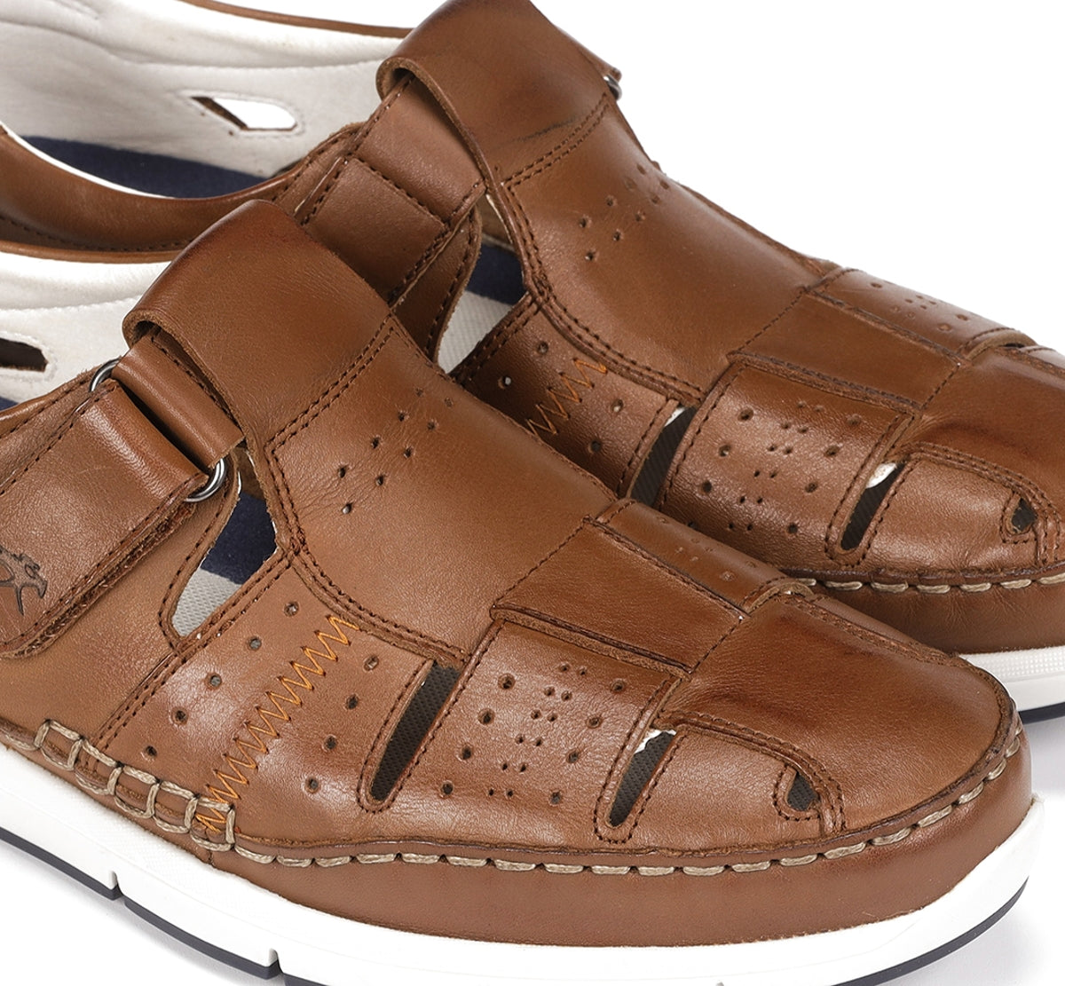 Fluchos Yannic F1444 sandale homme marron cuir