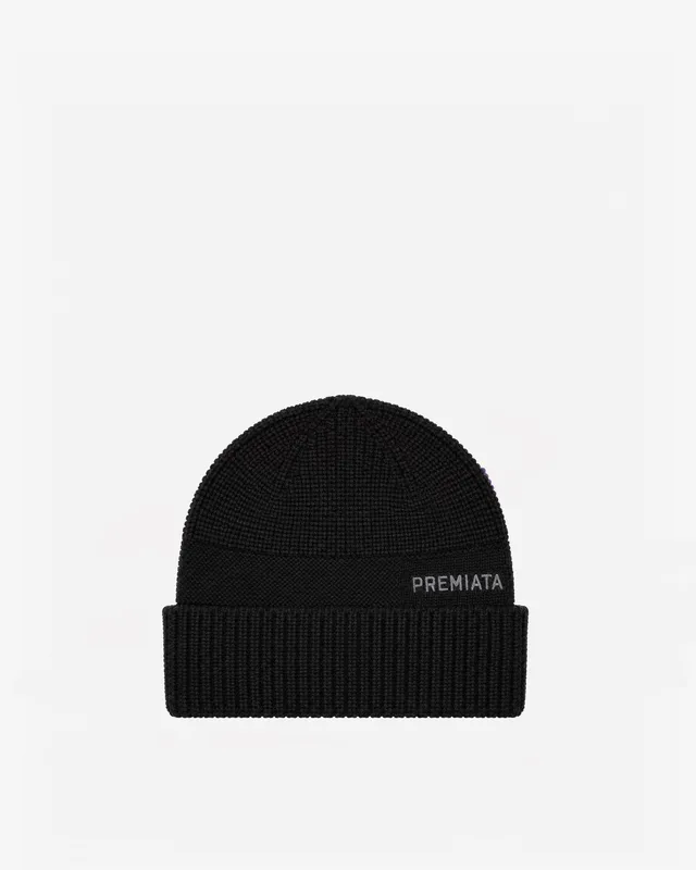 Premiata Wool Cap bonnet laine mérinos unisexe brodé