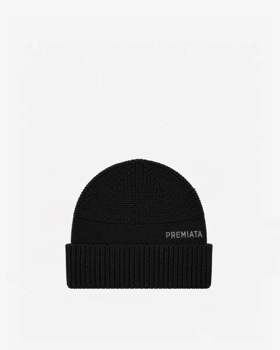 Premiata Wool Cap bonnet laine mérinos unisexe brodé