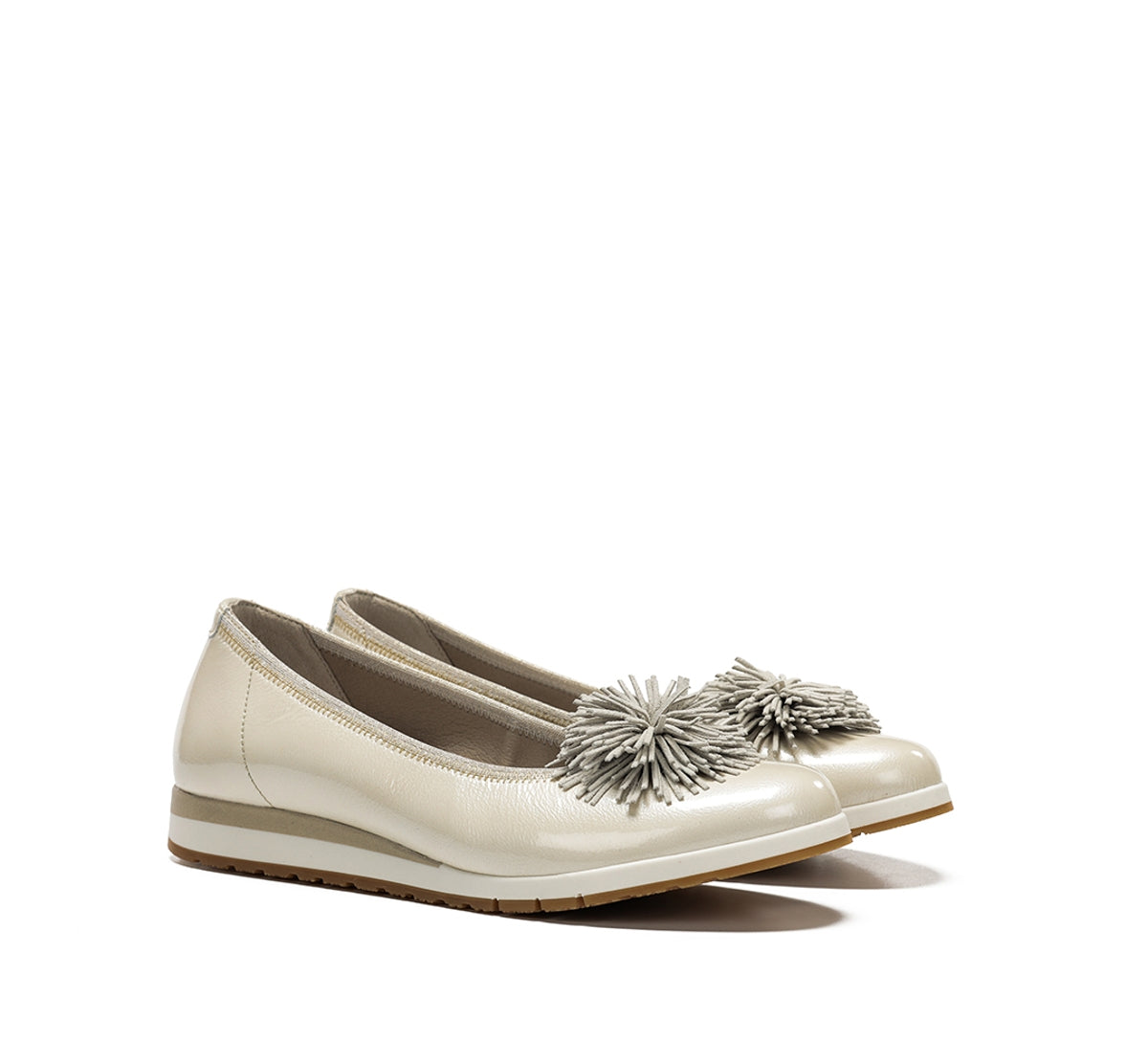 Dorking Swim D9714 ballerine femme blanche cuir